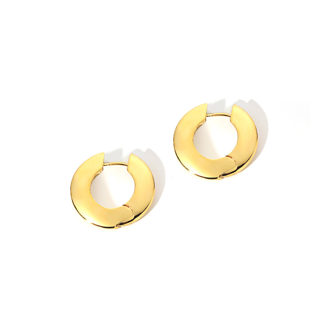 ENVYOU Minimalist Chunky Hoop Earrings