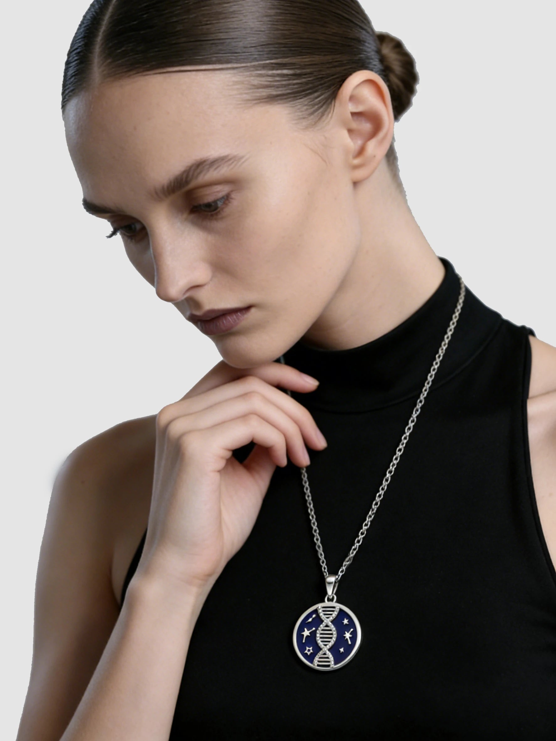 Star Orbit Gene DNA Pendant
Round Disk Starry Gene Necklace
Life Code Starry Necklace
Unique Design Starry Gene Pendant
Dark Blue Star Orbit DNA Necklace
Luxury Cosmic Gene Pendant
One-of-a-Kind Round Disk Starry Necklace
Designer Star Orbit Gene Pendant
Daily Wear Starry DNA Necklace