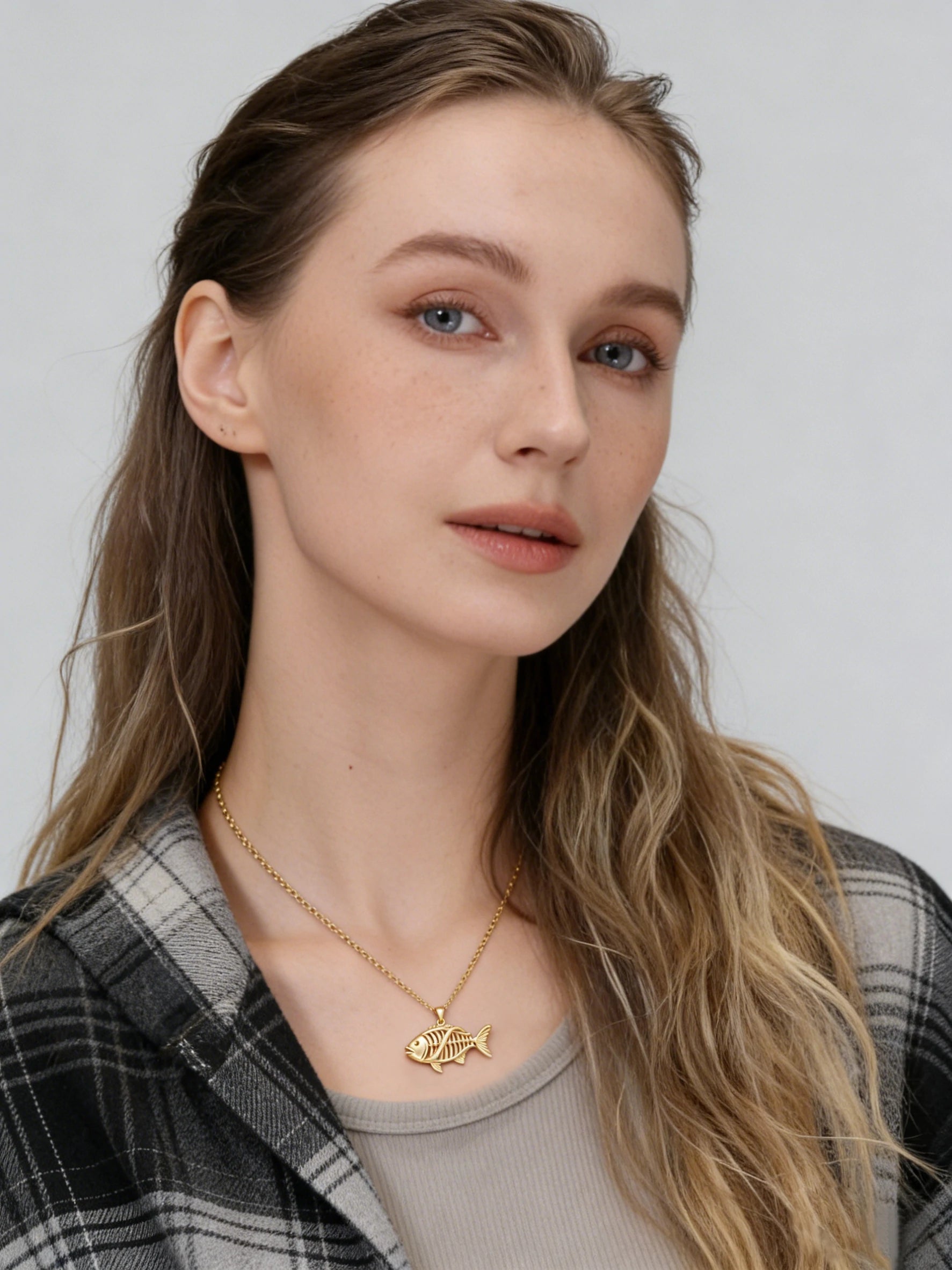 Fish bone Pendant
DNA Pendant
925 Silver Pendant
Gene Jewelry
Evolution Jewelry
Fish bone Gene
Statement Necklace
Silver Necklace
Symbolic Pendant
Unique DNA Jewelry