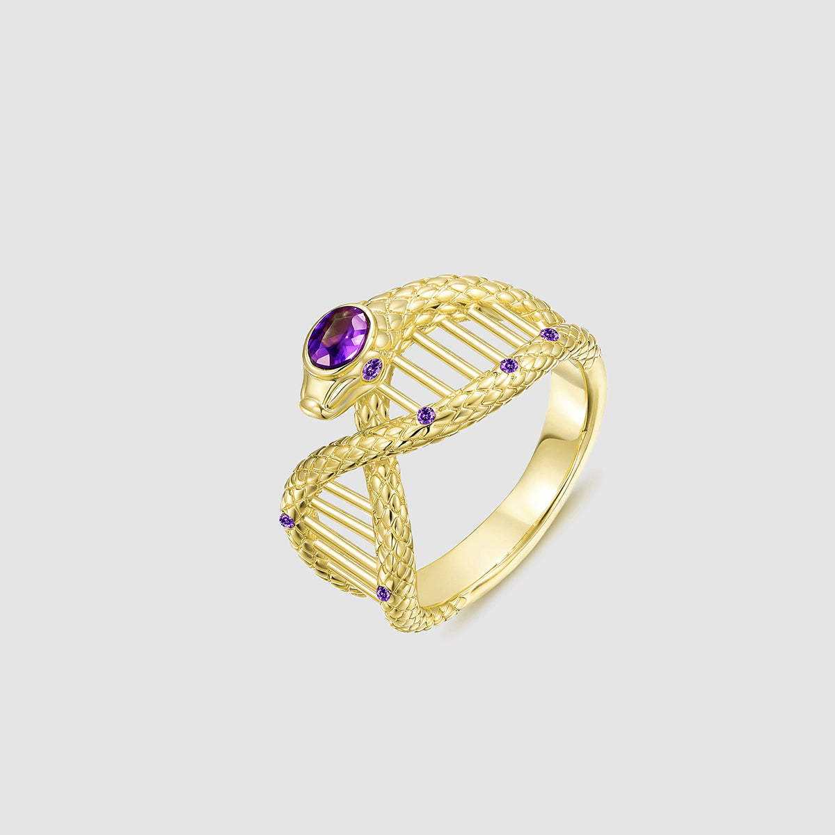 Rebirth Serpentine · Gene Amethyst Ring