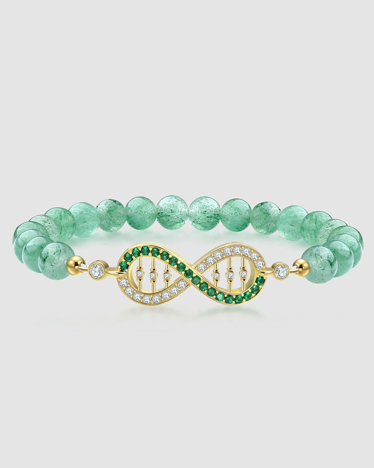 Strawberry Quartz Bracelet
DNA Infinity Jewelry
Healing Crystal Bracelet
Beaded Bracelet
Elegant Everyday Wear
Spiritual Jewelry
Unique Bracelet Design
Embrace Life Style
Handmade Healing