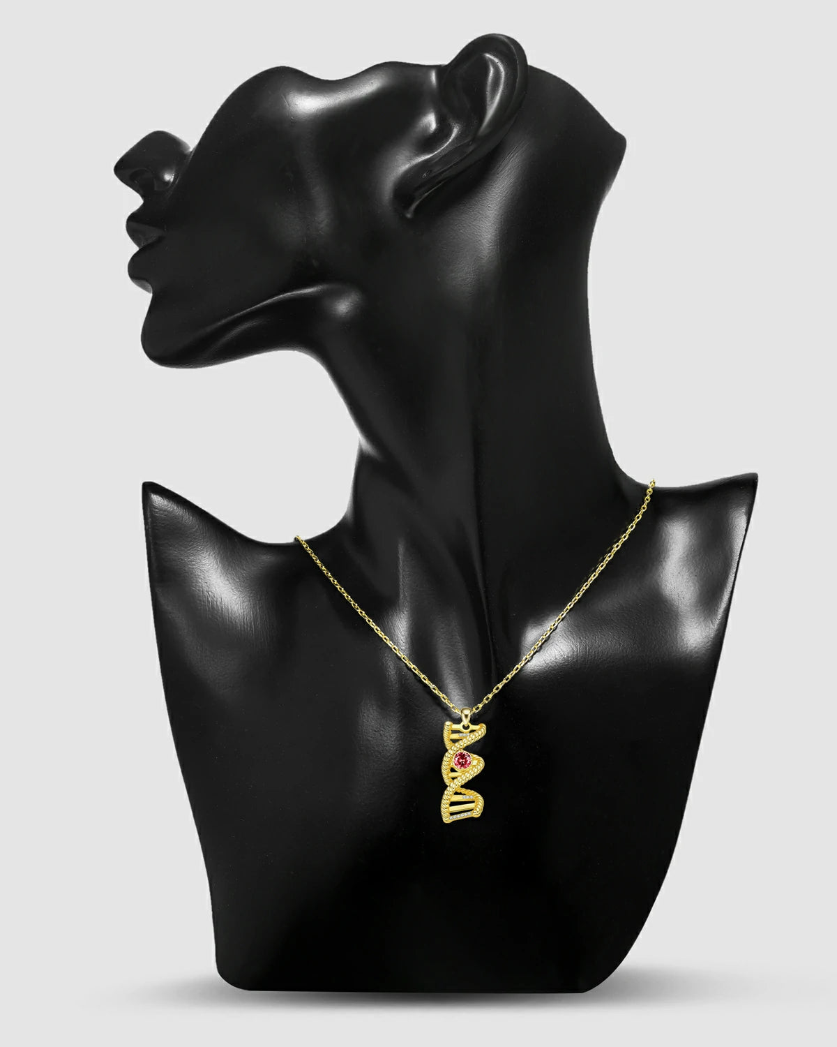 Blazing Gene DNA Pendant
Twisted Ruby Gene Necklace
Life Code Ruby Necklace
Unique Design Twisted Gene Pendant
Ruby-Embedded DNA Necklace
Luxury Blazing Symbol Pendant
One-of-a-Kind Twisted Ruby Necklace
Designer Blazing Gene Pendant
Daily Wear Ruby DNA Necklace