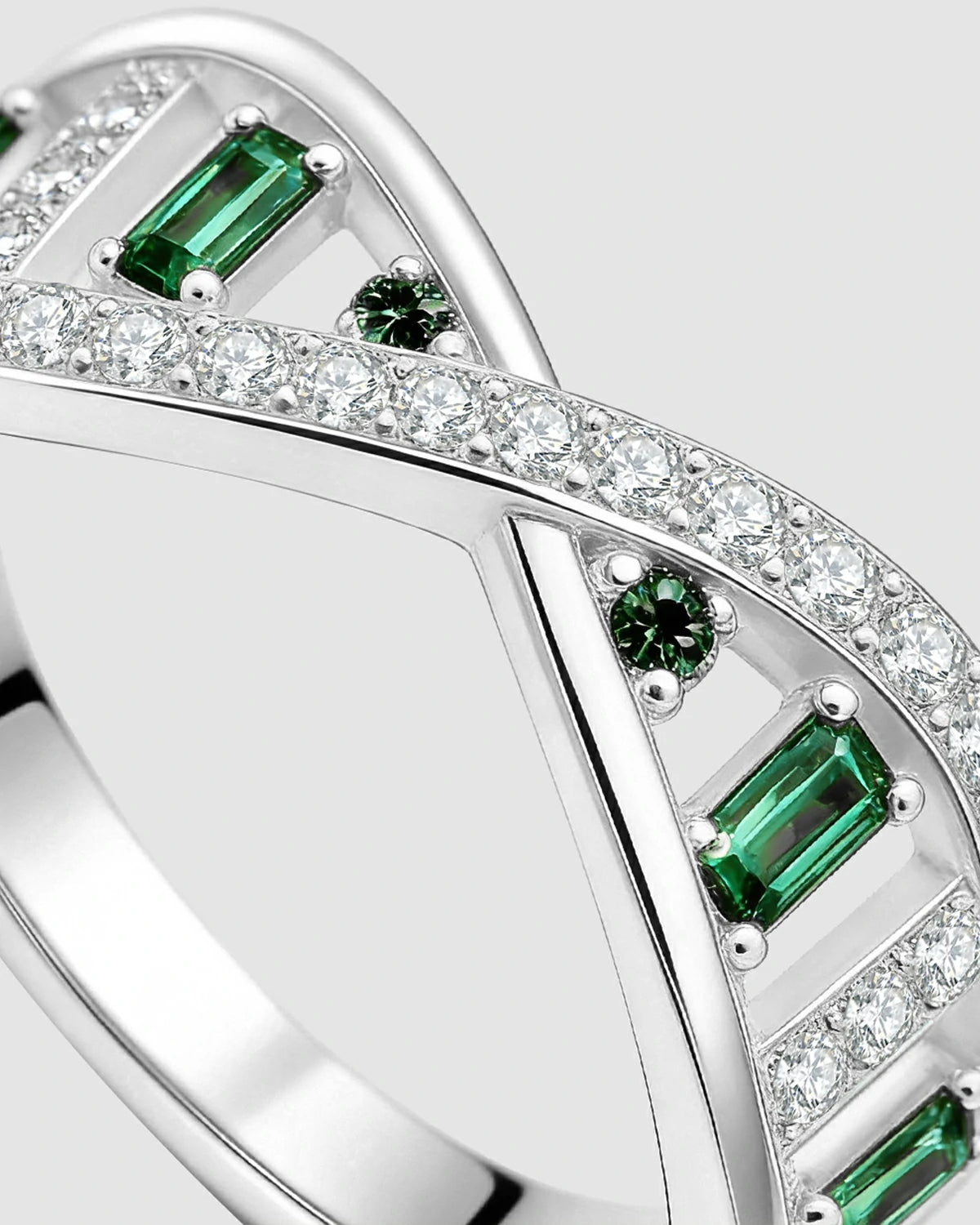 Emerald Spiral Gene DNA Ring
Emerald & Diamond DNA Ring
Life Code Emerald Ring
Unique Design Emerald Spiral Gene Ring
Double Helix Emerald-Diamond Ring
Luxury Vitality Gene Ring
One-of-a-Kind Emerald DNA Ring
Designer Emerald Spiral Gene Ring
Daily Wear Emerald Spiral DNA Ring