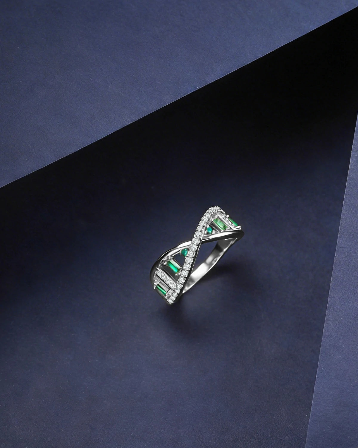 Emerald Spiral Gene DNA Ring
Emerald & Diamond DNA Ring
Life Code Emerald Ring
Unique Design Emerald Spiral Gene Ring
Double Helix Emerald-Diamond Ring
Luxury Vitality Gene Ring
One-of-a-Kind Emerald DNA Ring
Designer Emerald Spiral Gene Ring
Daily Wear Emerald Spiral DNA Ring