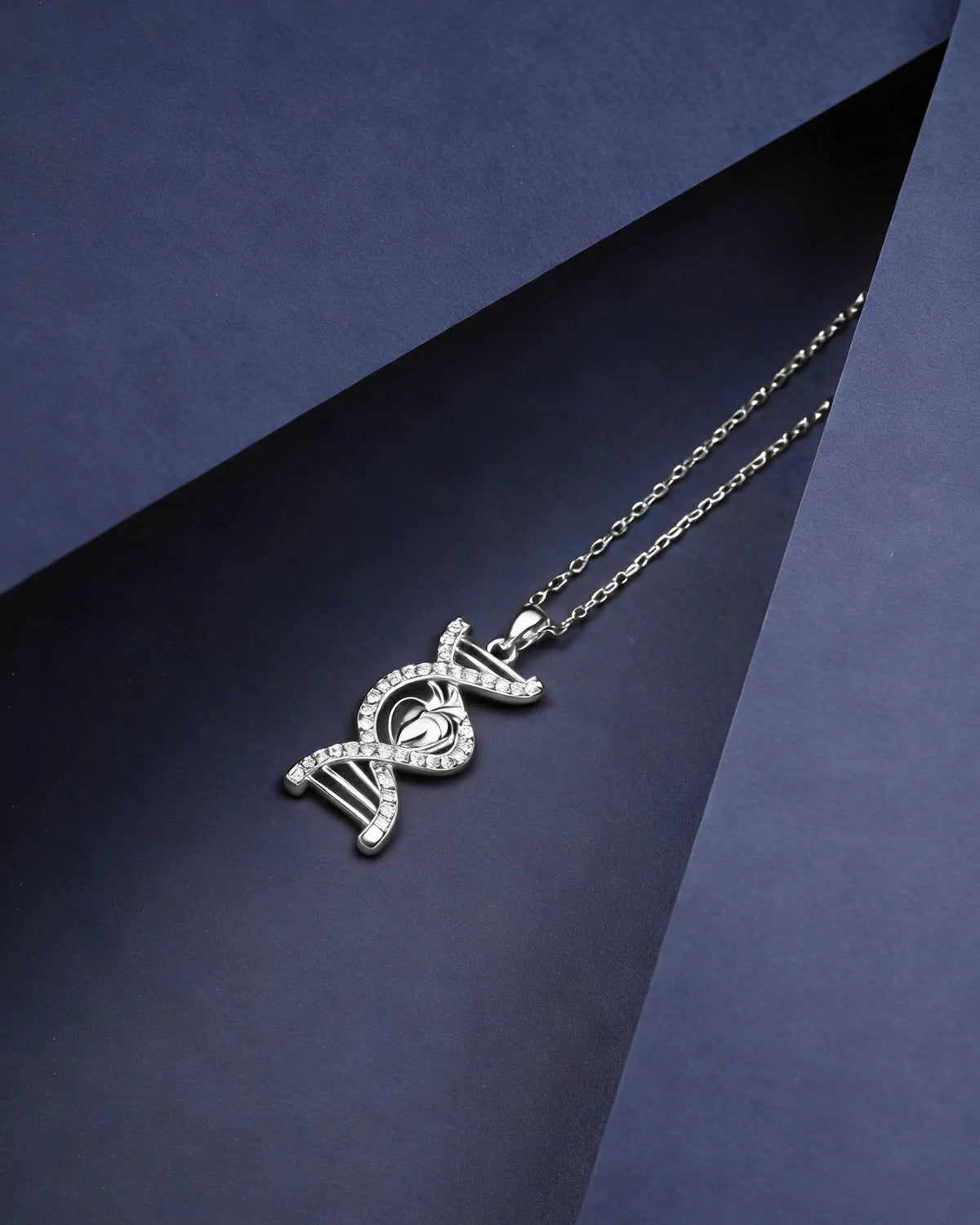 Heart-Linked Gene DNA Pendant
Diamond-Studded Heart Gene Necklace
Life Code Heart Necklace
Unique Design Heart Gene Pendant
Sparkling Heart-Linked DNA Necklace
Luxury Heartbeat Gene Pendant
One-of-a-Kind Diamond Heart Necklace
Designer Heart-Linked Gene Pendant
Daily Wear Heart DNA Necklace
