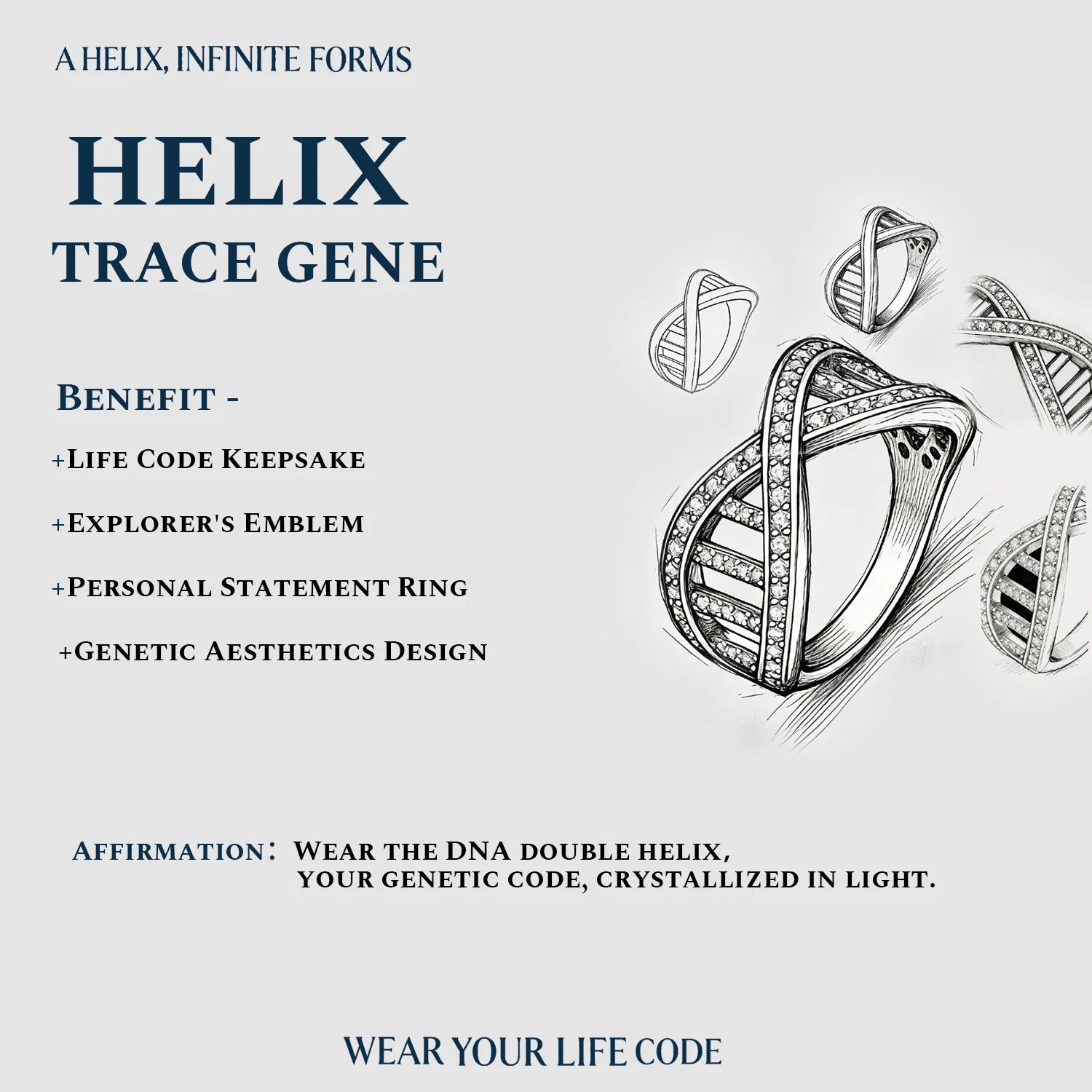 Helix Trace Gene DNA Ring
Full-Diamond Cross DNA Ring
Life Code Cross Ring
Unique Design Helix Trace Gene Ring
Double Helix Full-Diamond Ring
Luxury Fingertip Gene Ring
One-of-a-Kind Cross DNA Ring
Designer Helix Trace Gene Ring
Daily Wear Helix Trace DNA Ring