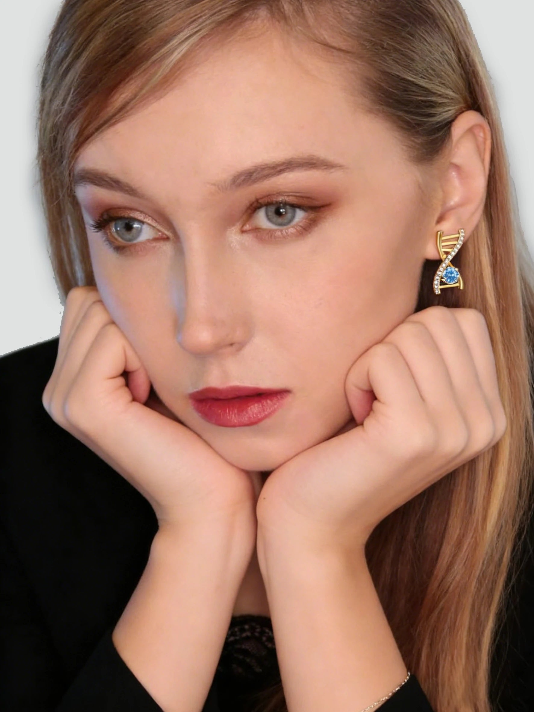 Unique Design Ice Blue Gene Earrings
One-of-a-Kind Asymmetric DNA Earrings
Luxury Cool Gene Earrings
Life Code Topaz Earrings
Ice Blue Gene DNA Earrings
Double Helix Diamond-Topaz Earrings
Designer Ice Blue Gene Earrings
Daily Wear Ice Blue DNA Earrings
Asymmetric Topaz Earrings