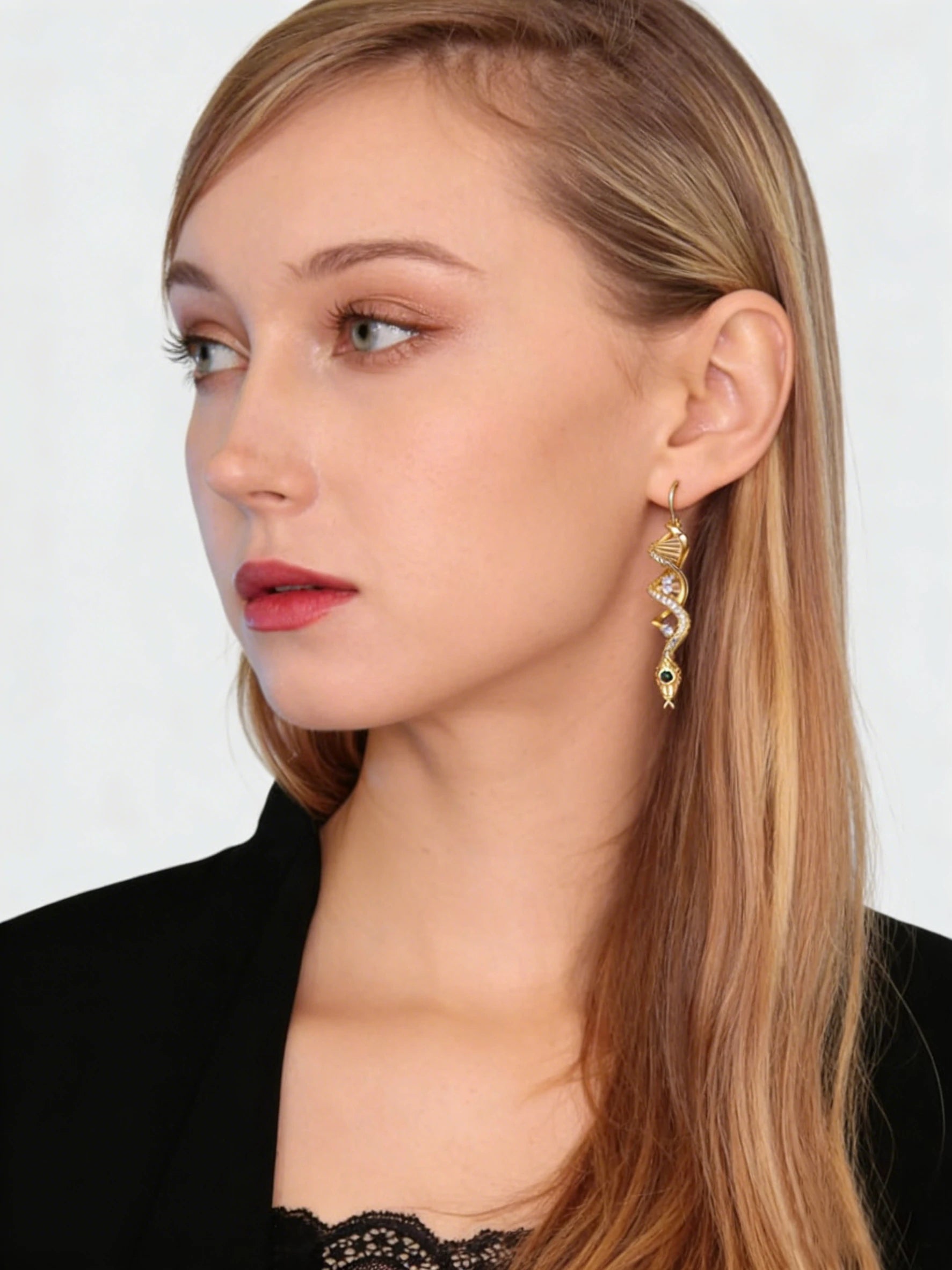 Unique Design Serpent Eye Gene Earrings
Serpent's Gaze DNA Drop Earrings
One-of-a-Kind Asymmetric DNA Drop Earrings
Luxury Mysterious Gene Earrings
Life Code Serpent Earrings
Emerald & Diamond Drop Earrings
Double Helix Serpent Drop Earrings
Designer Serpent's Gaze Earrings
Daily Wear Serpent DNA Earrings
