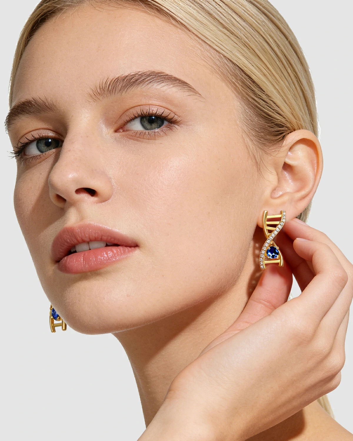 Star Blue Gene DNA Earrings
Asymmetric Sapphire Earrings
Life Code Sapphire Earrings
Unique Design Star Blue Gene Earrings
Double Helix Diamond-Sapphire Earrings
Luxury Exclusive Gene Earrings
One-of-a-Kind Asymmetric DNA Earrings
Designer Star Blue Gene Earrings
Daily Wear Star Blue DNA Earrings