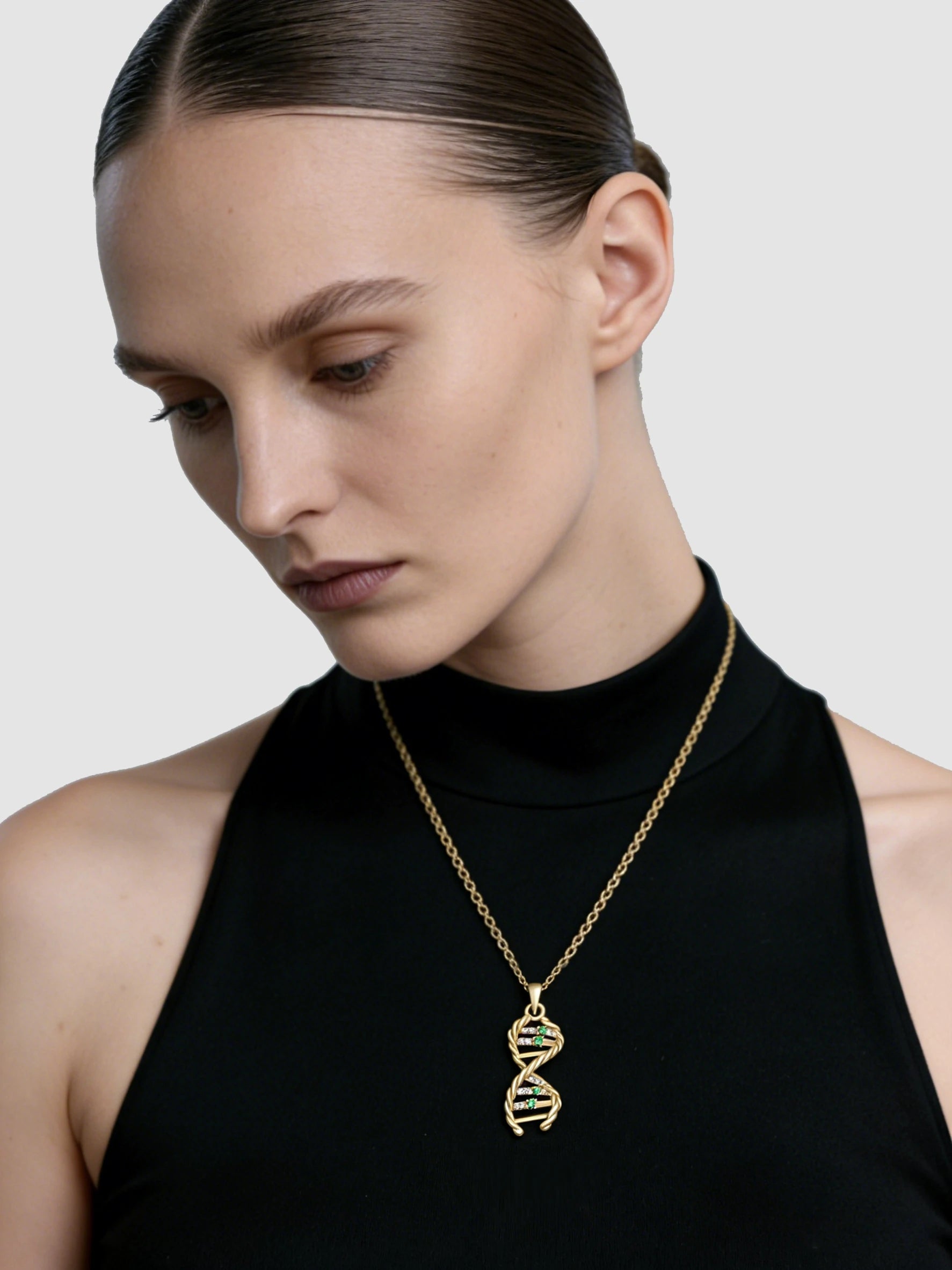 Life Vine DNA Helix Necklace
Life Vine Gene Pendant
Twisted DNA Emerald Necklace
Unique Design DNA Helix Pendant
Emerald Gene Chain Necklace
Luxury Life Symbol Pendant
One-of-a-Kind Twisted DNA Necklace
Designer Life Vine Pendant
Daily Wear Elegant Gene Necklace