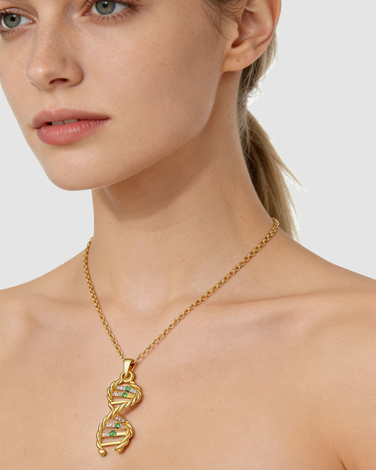 Life Vine DNA Helix Necklace
Life Vine Gene Pendant
Twisted DNA Emerald Necklace
Unique Design DNA Helix Pendant
Emerald Gene Chain Necklace
Luxury Life Symbol Pendant
One-of-a-Kind Twisted DNA Necklace
Designer Life Vine Pendant
Daily Wear Elegant Gene Necklace