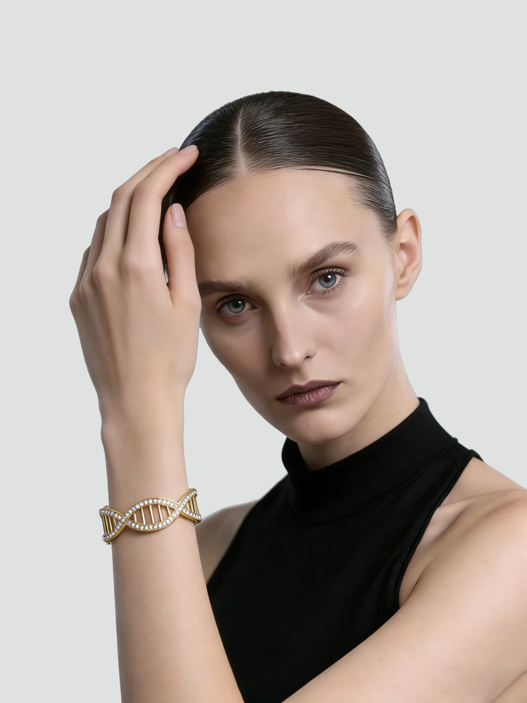 Gene Helix Diamond Bangle
Stardust Paved Diamond Bangle
Unique Design Luxury Bangle
Life Code Jewelry
Light Luxury Diamond Bracelet
One-of-a-Kind DNA Chain Bangle
Elegant Daily Wear Bangle
Designer Gold Diamond Bangle
Personalized Life Symbol Jewelry