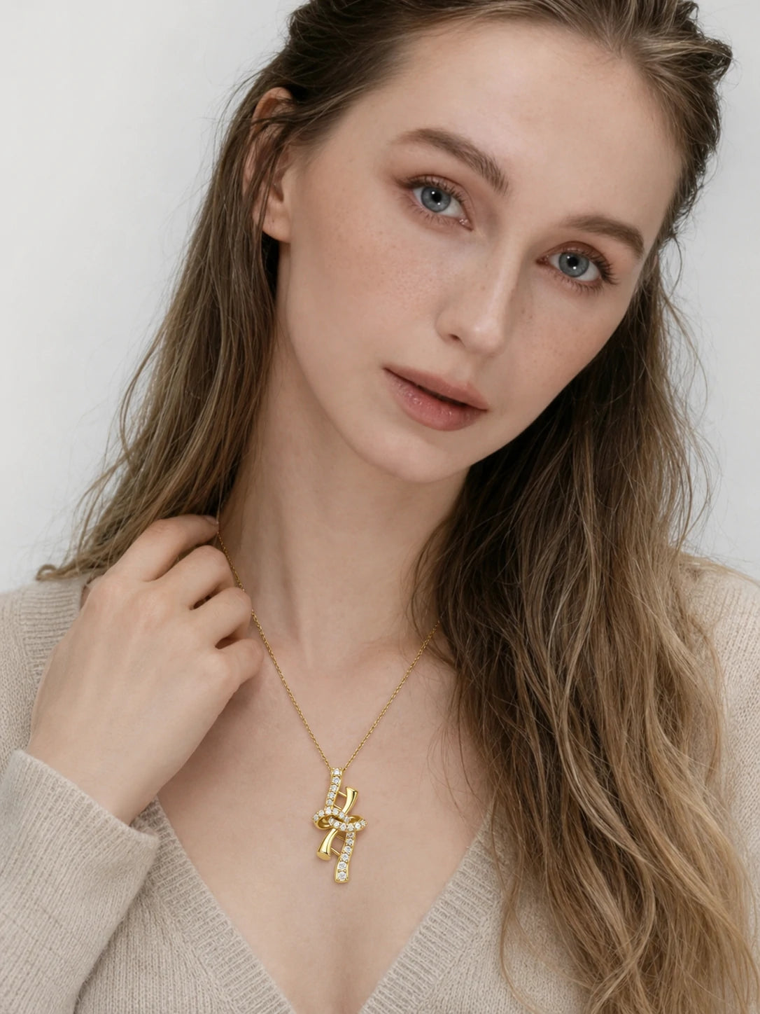 Ribbon Gene · DNA Double Helix Pendant