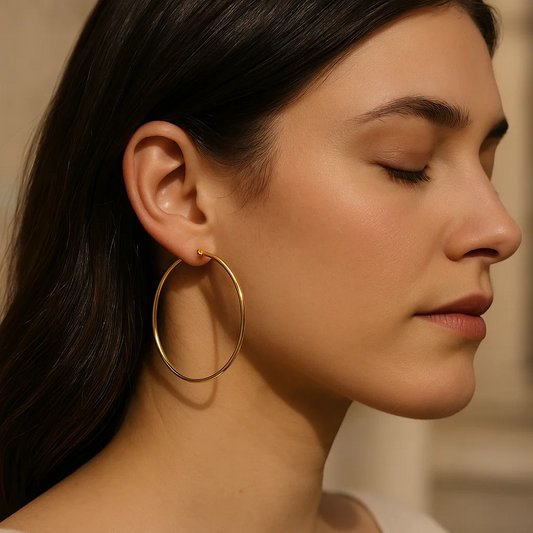 ENVYOU Large Hoop Earrings