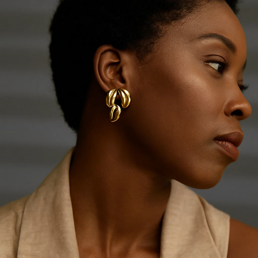 ENVYOU Chunky Stud Earrings
