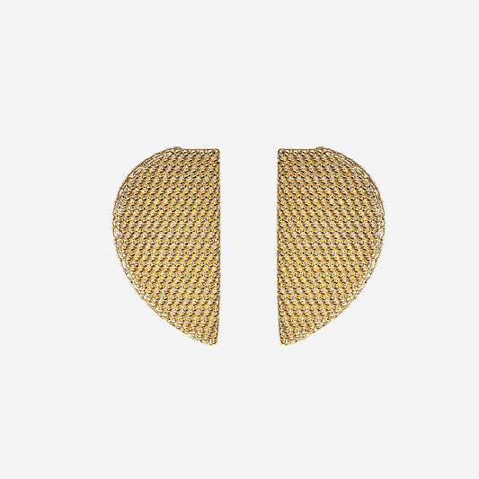 ENVYOU Chunky Semi-circle Stud Earrings