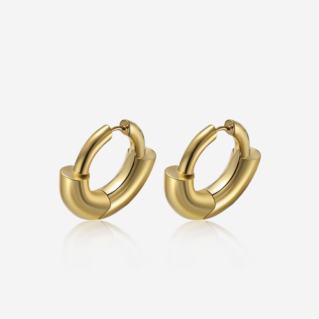 ENVYOU Chunky Hoop Earrings