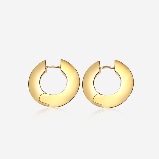 ENVYOU Minimalist Chunky Hoop Earrings