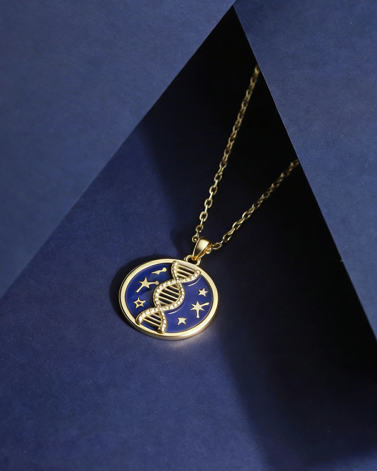 Star Orbit Gene DNA Pendant
Round Disk Starry Gene Necklace
Life Code Starry Necklace
Unique Design Starry Gene Pendant
Dark Blue Star Orbit DNA Necklace
Luxury Cosmic Gene Pendant
One-of-a-Kind Round Disk Starry Necklace
Designer Star Orbit Gene Pendant
Daily Wear Starry DNA Necklace