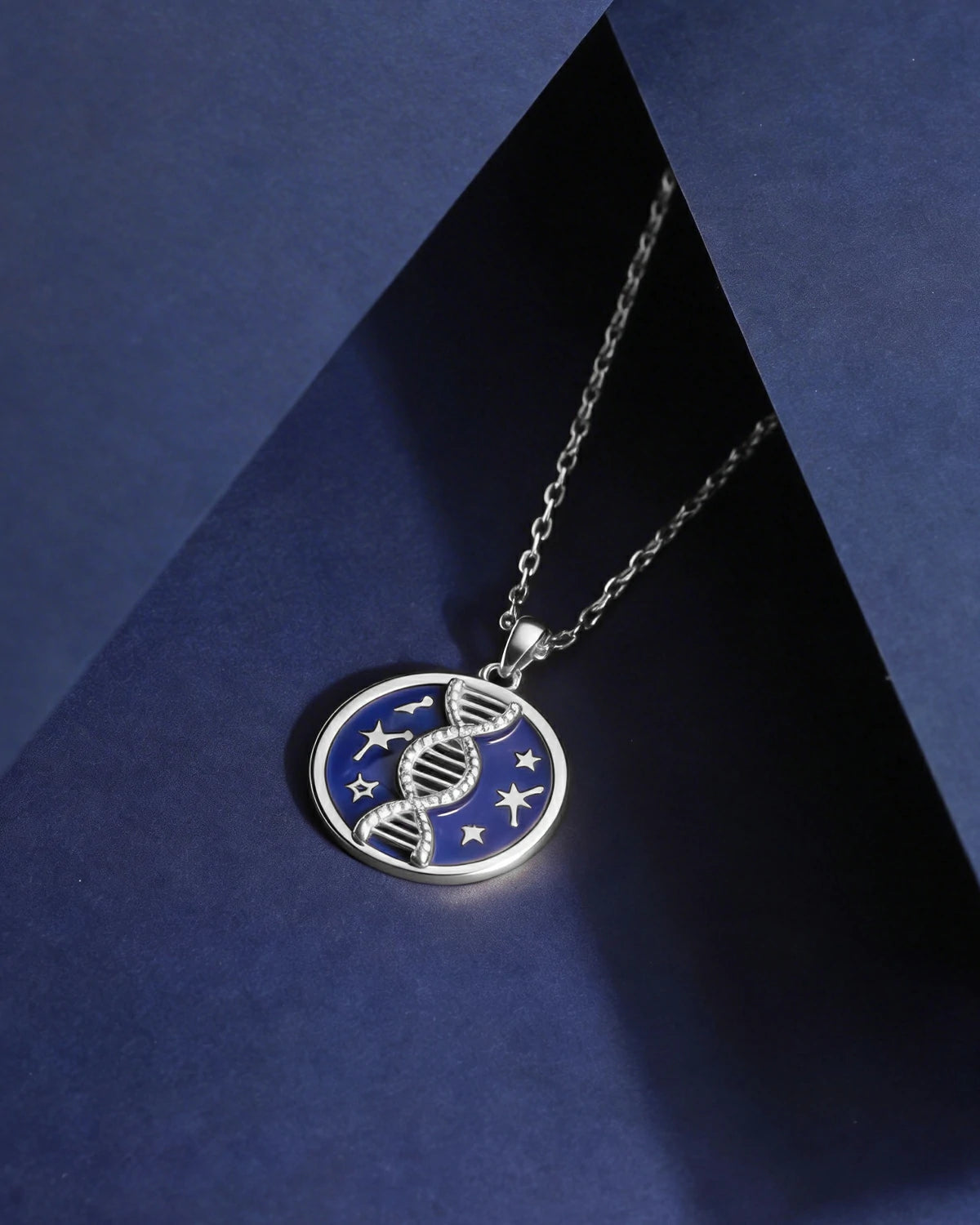 Star Orbit Gene DNA Pendant
Round Disk Starry Gene Necklace
Life Code Starry Necklace
Unique Design Starry Gene Pendant
Dark Blue Star Orbit DNA Necklace
Luxury Cosmic Gene Pendant
One-of-a-Kind Round Disk Starry Necklace
Designer Star Orbit Gene Pendant
Daily Wear Starry DNA Necklace