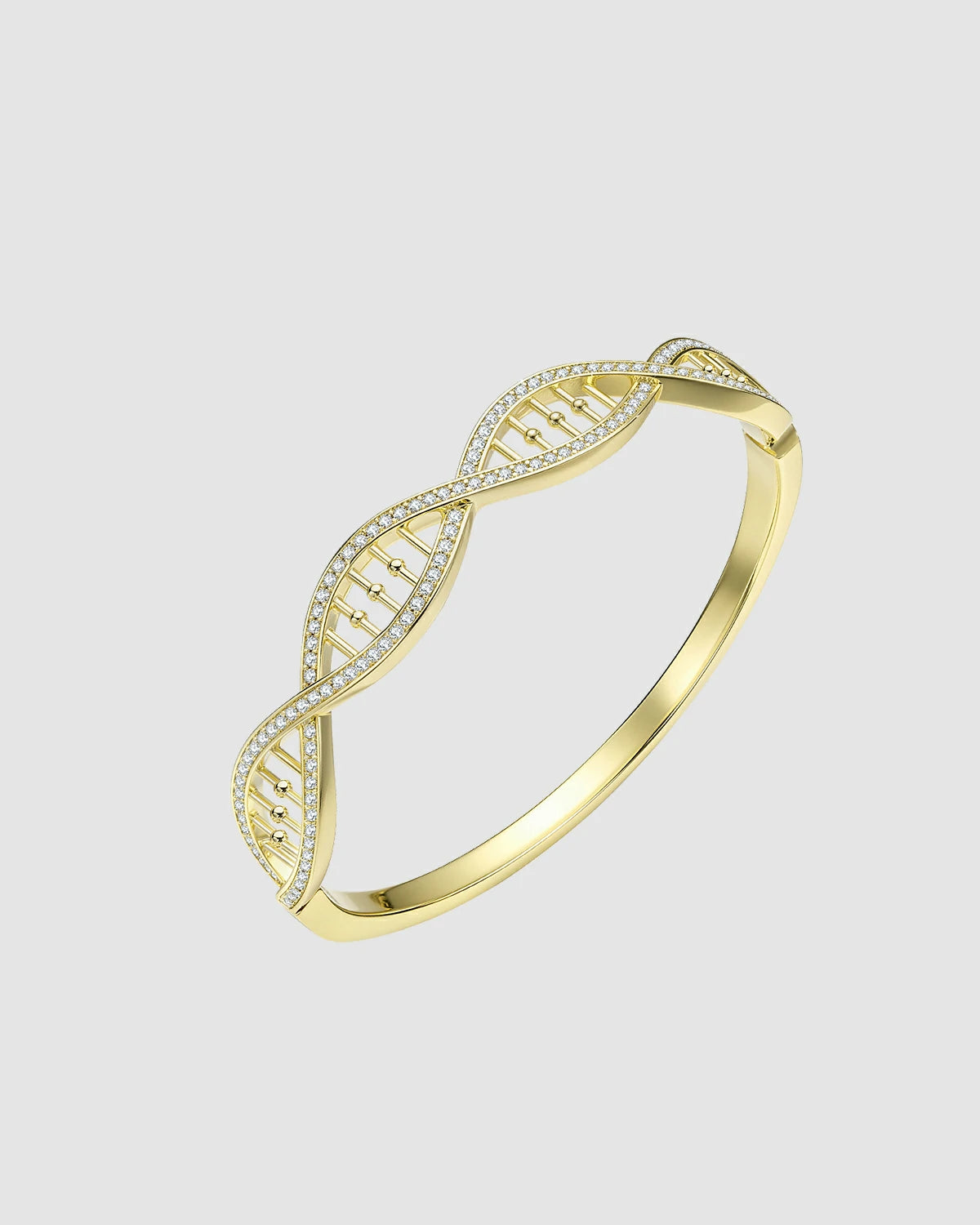 DNA Bangle
Gold Spiral Bangle
925 Silver Bangle
Spiral Bangle
Gene Jewelry
Statement Bangle
Everyday Elegance 
Unique Bangle Design
Gift For Her
Modern jewelry