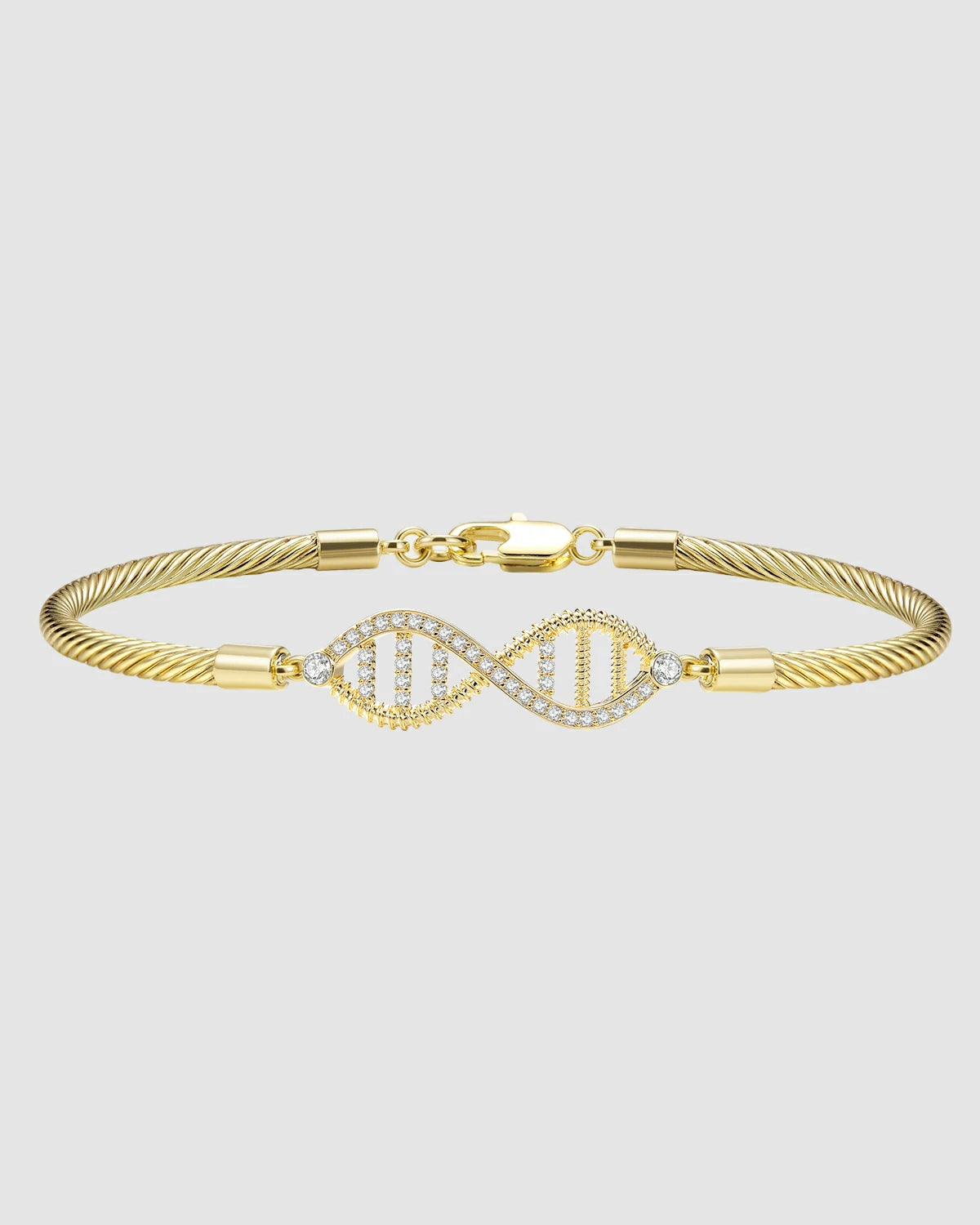 Gold Chain Bracelet
DNA Bracelet 
925 Silver Bracelet 
Twisted Chain Bracelet
Gene Jewelry
Everyday Elegance
Minimalist Bracelet
Genetic Code Jewelry
Unique Design Luxury Bangle
Elegant Daily Wear Bangle 