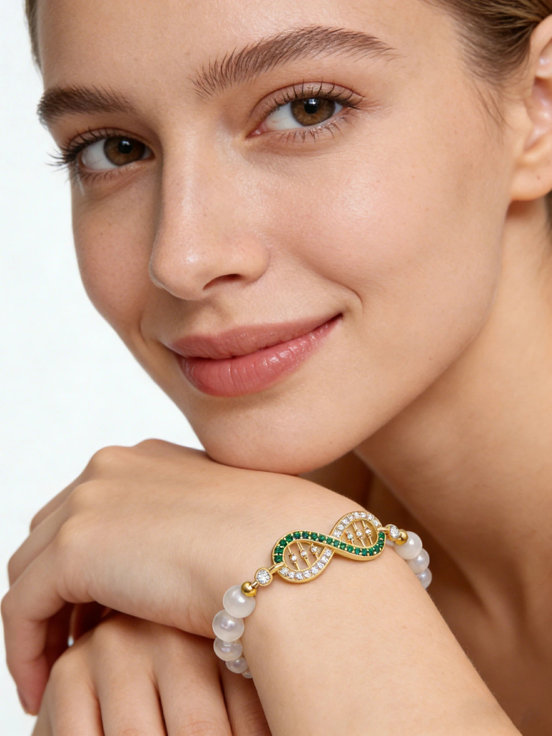 Elegant Bracelet
DNA Infinity Jewelry DNA
Healing Crystal Bracelet
Elegant Everyday Jewelry
Symbolic Bracelet
Moon Glow Accessories
Symbolic Bracelet
Spiritual Healing Wear
Delicate Handmade