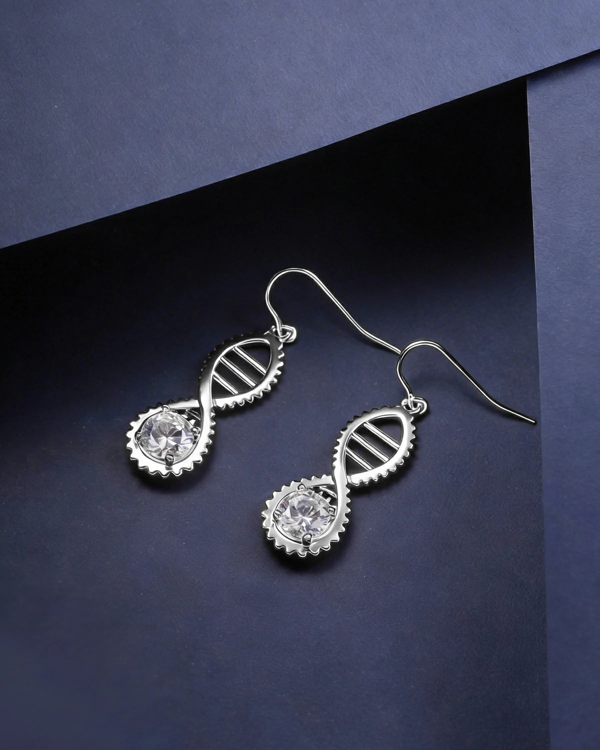 Gear Earrings 
DNA Earrings
925 Silver Earrings 
Industrial Style Jewelry
Tooth Sequence Gene
Gene Jewelry
Statement Earrings
Unique Earring Design
Unique Jewelry Find
Gift For Her