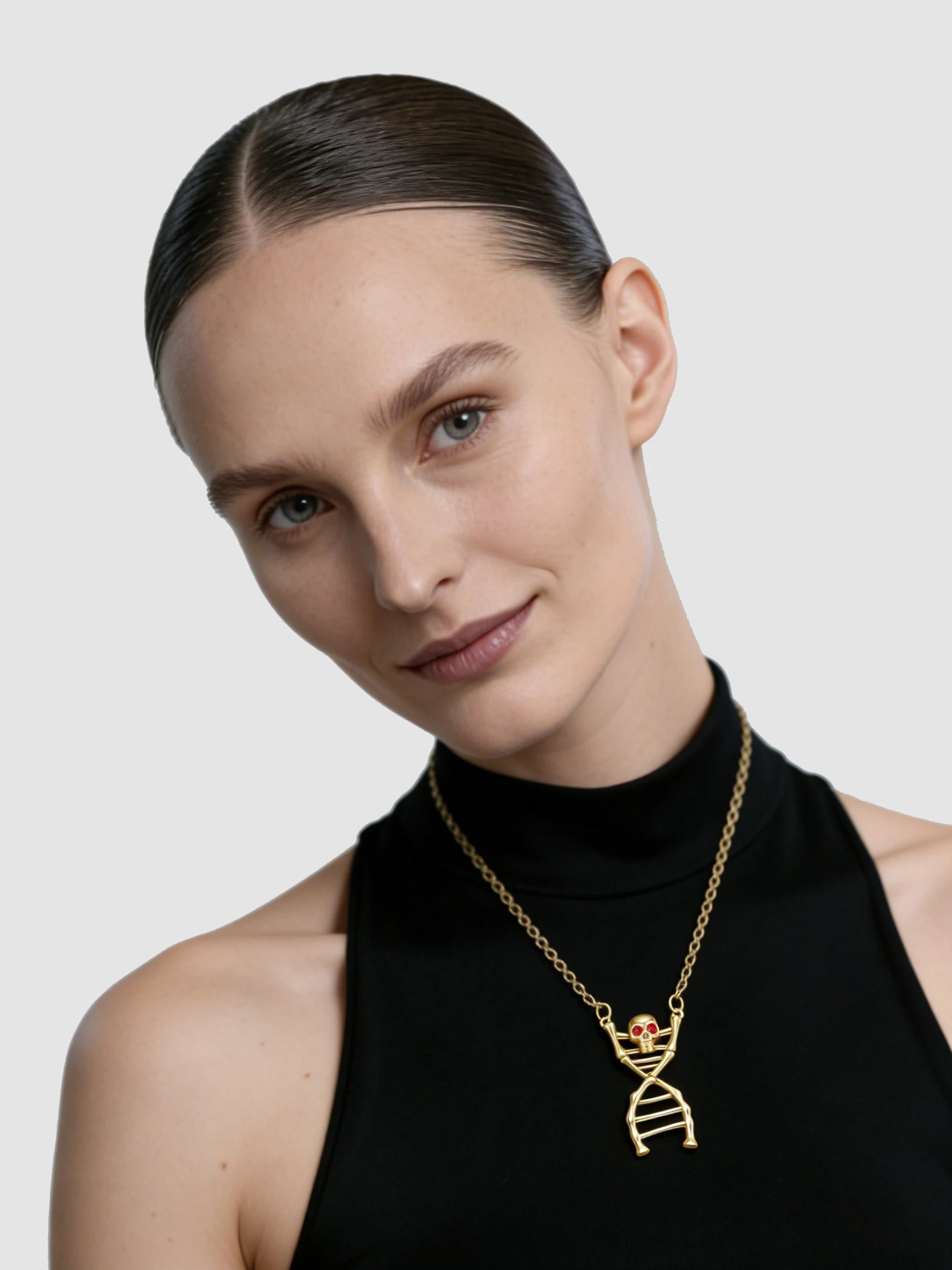 Bone Sequence Gene DNA Pendant
Skull-Embedded Gene Necklace
Life Code Skull Necklace
Unique Design Skull Gene Pendant
Ruby-Eyed DNA Necklace
Luxury Dark Gene Pendant
One-of-a-Kind Bone Sequence Skull Necklace
Designer Bone Sequence Gene Pendant
Daily Wear Skull DNA Necklace