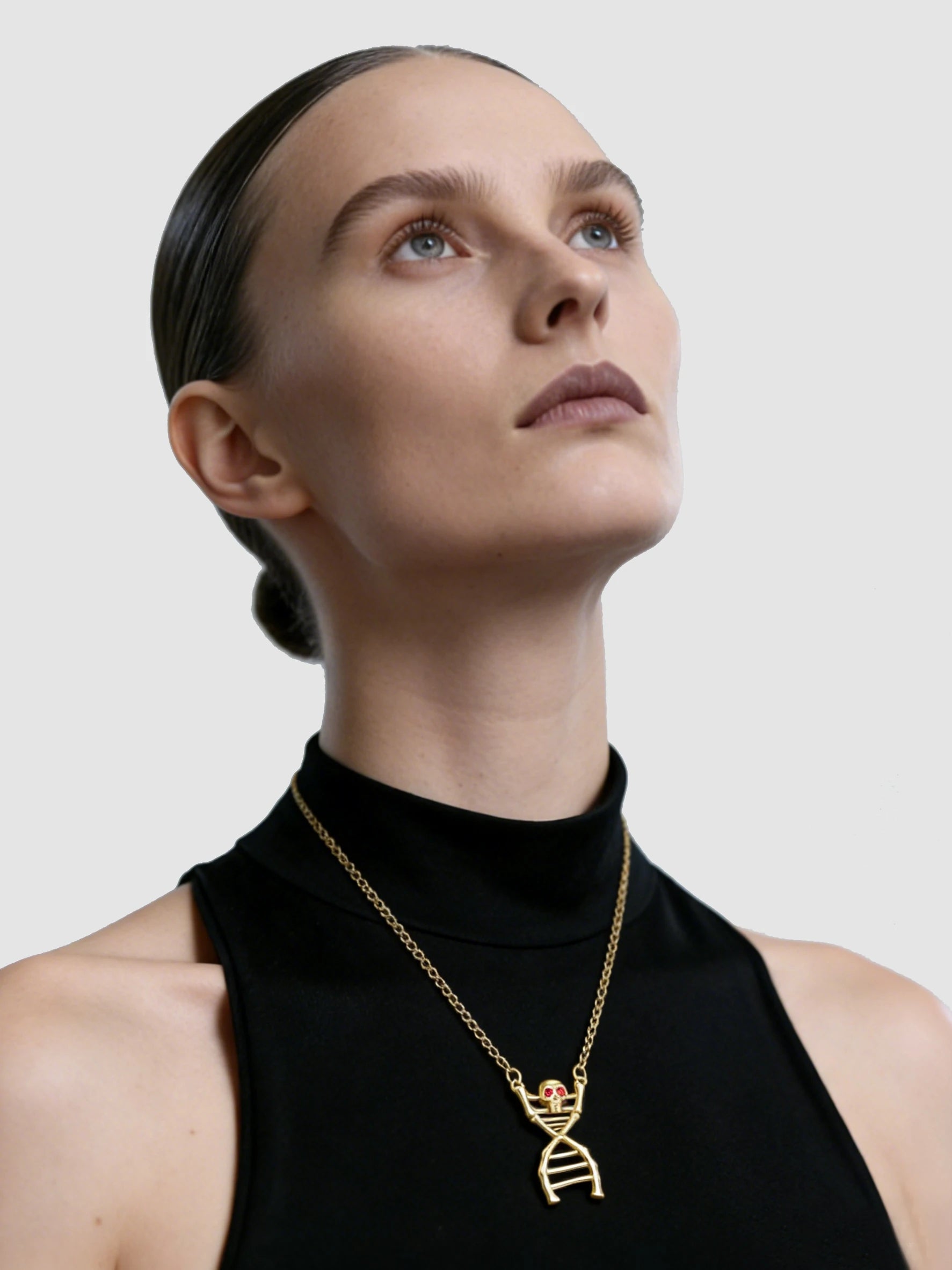 Bone Sequence Gene DNA Pendant
Skull-Embedded Gene Necklace
Life Code Skull Necklace
Unique Design Skull Gene Pendant
Ruby-Eyed DNA Necklace
Luxury Dark Gene Pendant
One-of-a-Kind Bone Sequence Skull Necklace
Designer Bone Sequence Gene Pendant
Daily Wear Skull DNA Necklace