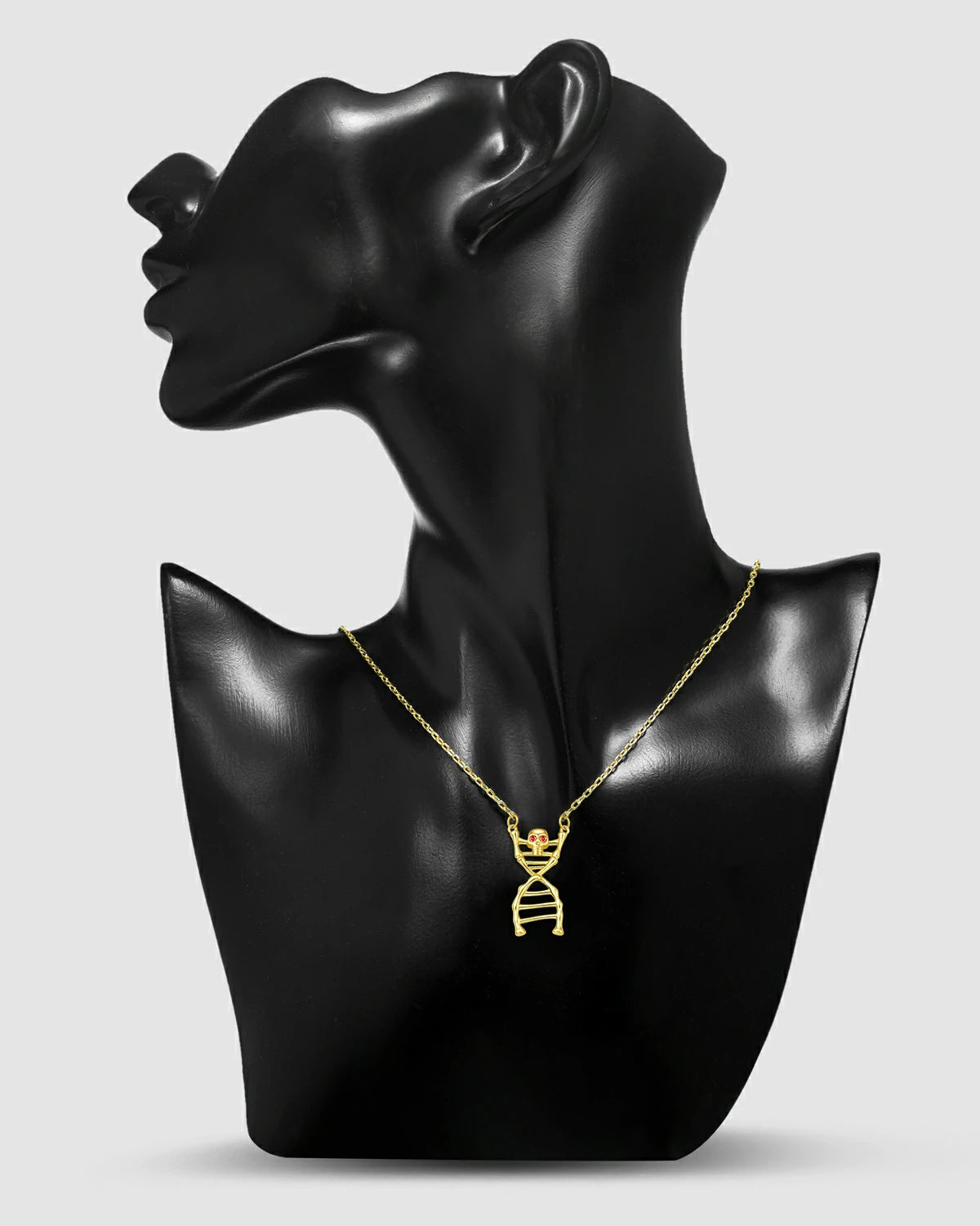 Bone Sequence Gene DNA Pendant
Skull-Embedded Gene Necklace
Life Code Skull Necklace
Unique Design Skull Gene Pendant
Ruby-Eyed DNA Necklace
Luxury Dark Gene Pendant
One-of-a-Kind Bone Sequence Skull Necklace
Designer Bone Sequence Gene Pendant
Daily Wear Skull DNA Necklace