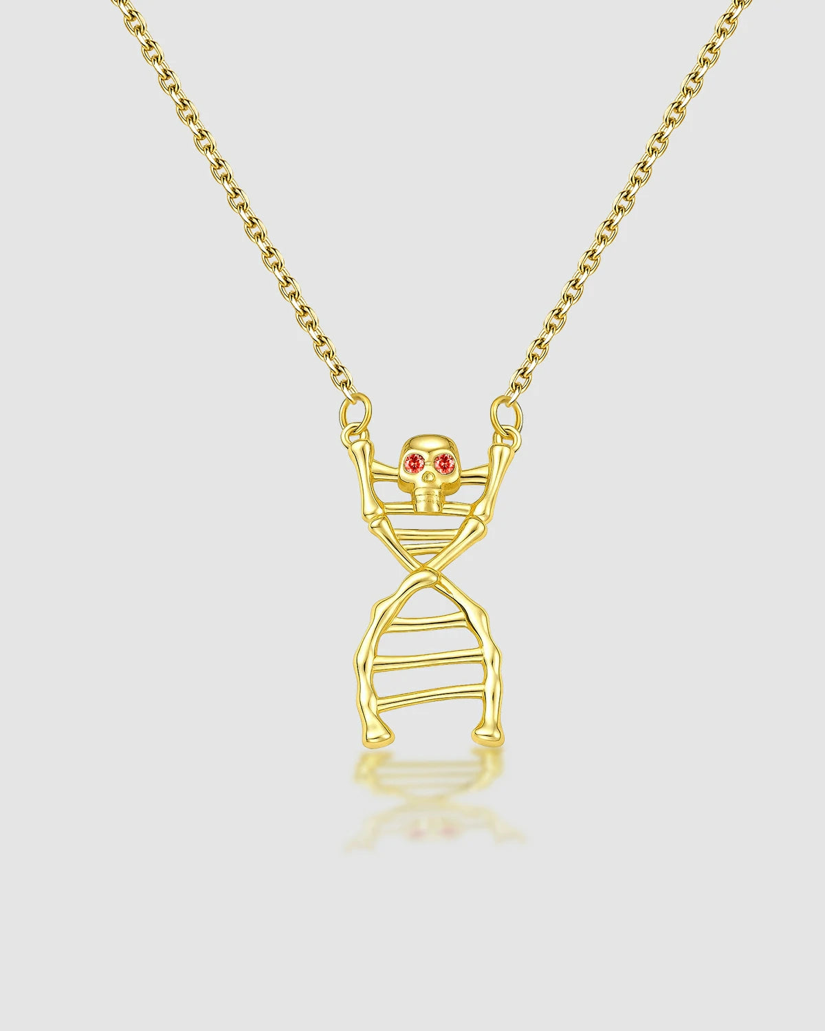 Bone Sequence Gene DNA Pendant
Skull-Embedded Gene Necklace
Life Code Skull Necklace
Unique Design Skull Gene Pendant
Ruby-Eyed DNA Necklace
Luxury Dark Gene Pendant
One-of-a-Kind Bone Sequence Skull Necklace
Designer Bone Sequence Gene Pendant
Daily Wear Skull DNA Necklace