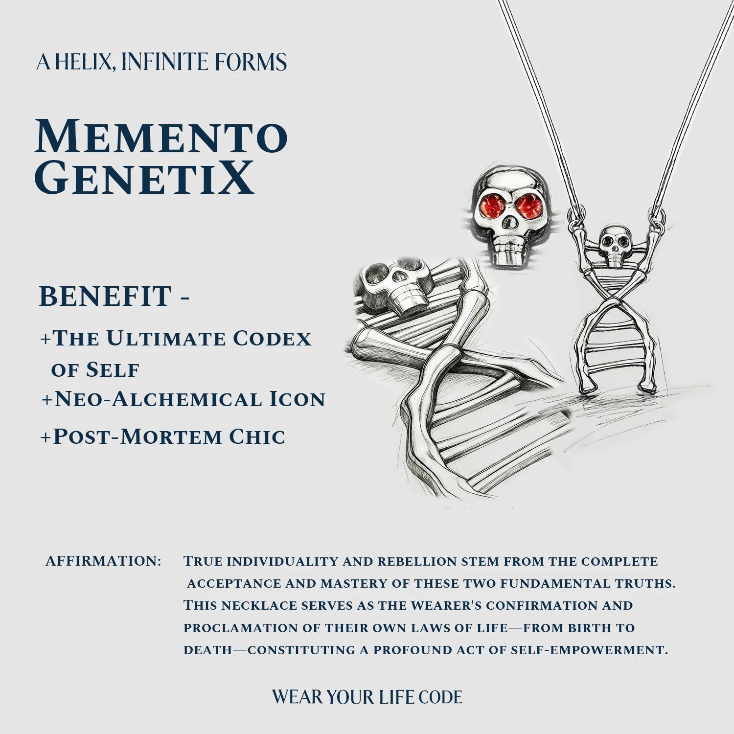 Bone Sequence Gene DNA Pendant
Skull-Embedded Gene Necklace
Life Code Skull Necklace
Unique Design Skull Gene Pendant
Ruby-Eyed DNA Necklace
Luxury Dark Gene Pendant
One-of-a-Kind Bone Sequence Skull Necklace
Designer Bone Sequence Gene Pendant
Daily Wear Skull DNA Necklace