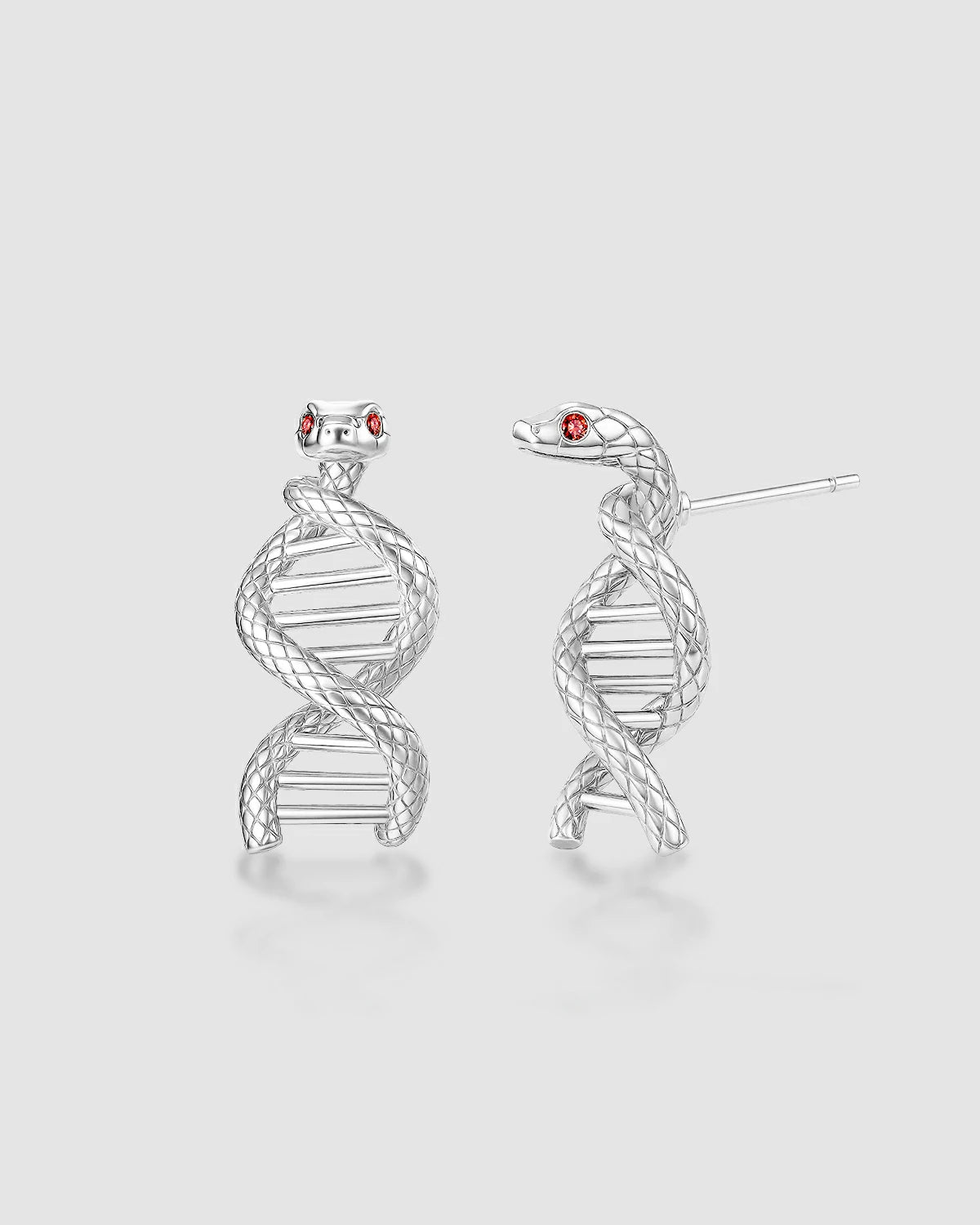 Scarlet-Eyed Serpent Asymmetric Earrings 
DNA Chain Snake Earrings 
Ruby Snake Head Earrings 
Unique Design Asymmetric Earrings 
Life Symbol Snake Earrings 
Personalized DNA Chain Earrings 
Luxury Serpent Totem Earrings 
Designer Asymmetric Earrings 
One-of-a-Kind Snake DNA Earrings