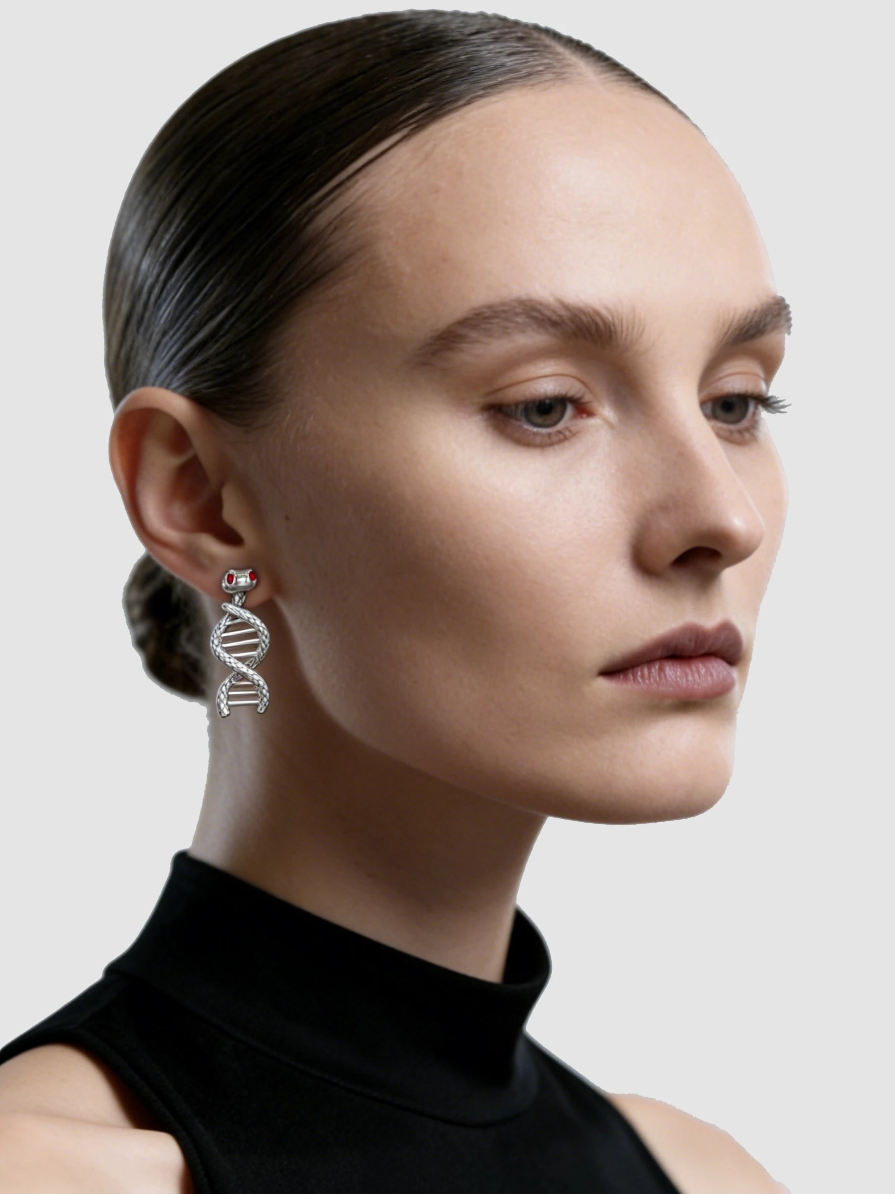 Scarlet-Eyed Serpent Asymmetric Earrings 
DNA Chain Snake Earrings 
Ruby Snake Head Earrings 
Unique Design Asymmetric Earrings 
Life Symbol Snake Earrings 
Personalized DNA Chain Earrings 
Luxury Serpent Totem Earrings 
Designer Asymmetric Earrings 
One-of-a-Kind Snake DNA Earrings