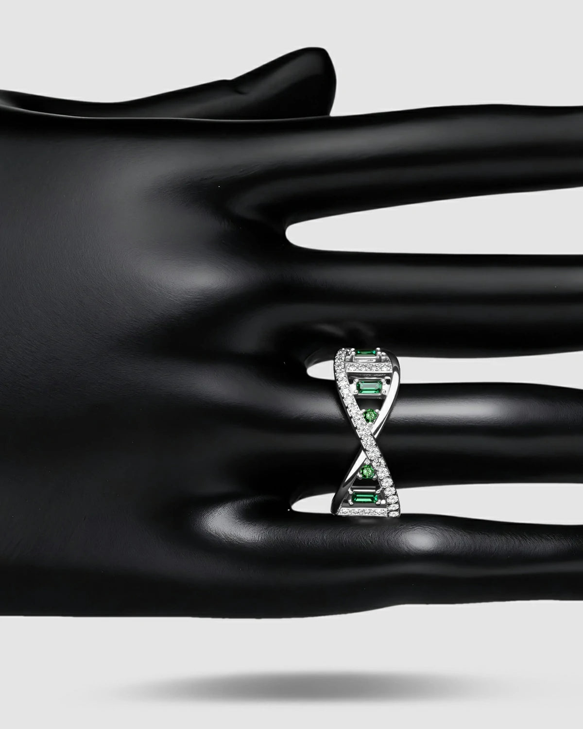 Emerald Spiral Gene DNA Ring 
Emerald & Diamond DNA Ring  
Life Code Emerald Ring 
Unique Design Emerald Spiral Gene Ring 
Double Helix Emerald-Diamond Ring 
Luxury Vitality Gene Ring 
One-of-a-Kind Emerald DNA Ring 
Designer Emerald Spiral Gene Ring 
Daily Wear Emerald Spiral DNA Ring