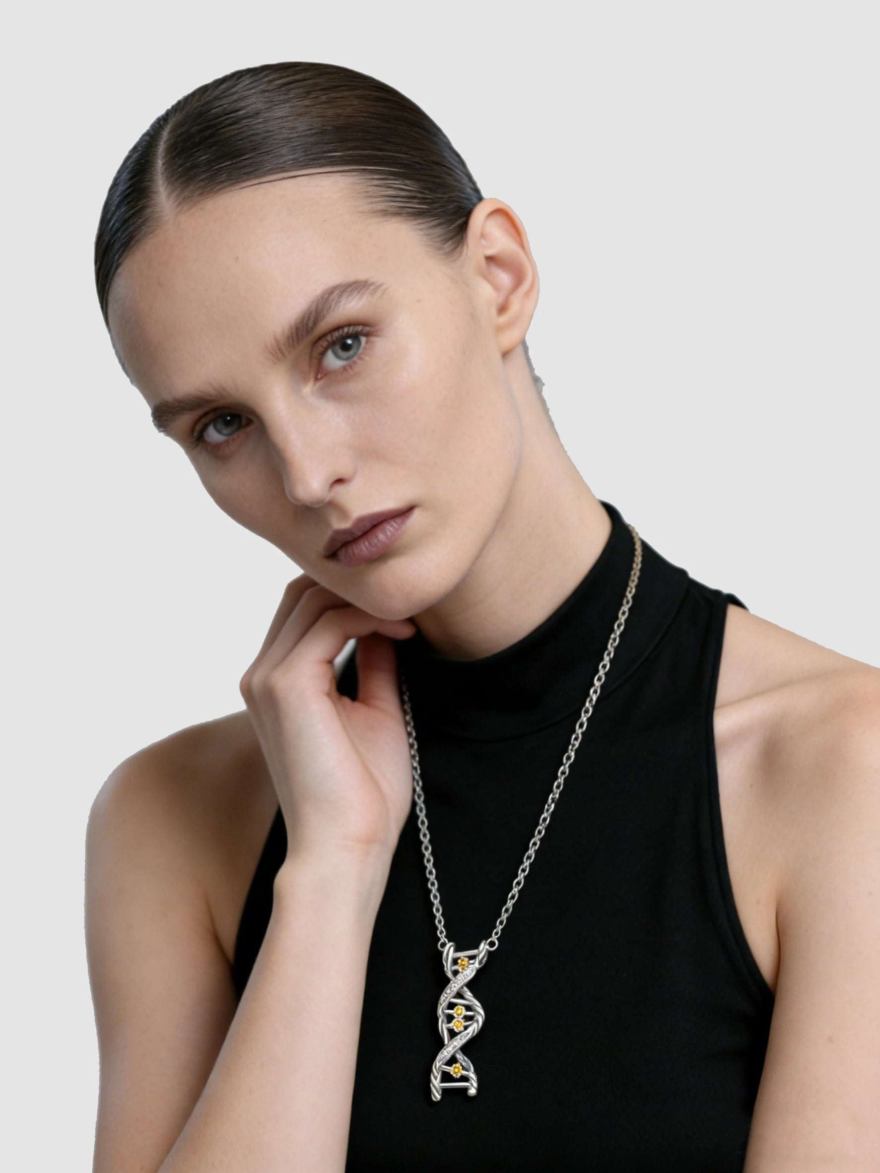 Flame Spot Gene DNA Pendant
Twisted Diamond-Studded Gene Necklace
Life Code Diamond-Studded Necklace
Unique Design Flame Spot Gene Pendant
Ruby & Diamond DNA Necklace
Luxury Gene Light Spot Pendant
One-of-a-Kind Twisted Diamond Necklace
Designer Flame Spot Gene Pendant
Daily Wear DNA Flame Spot Necklace