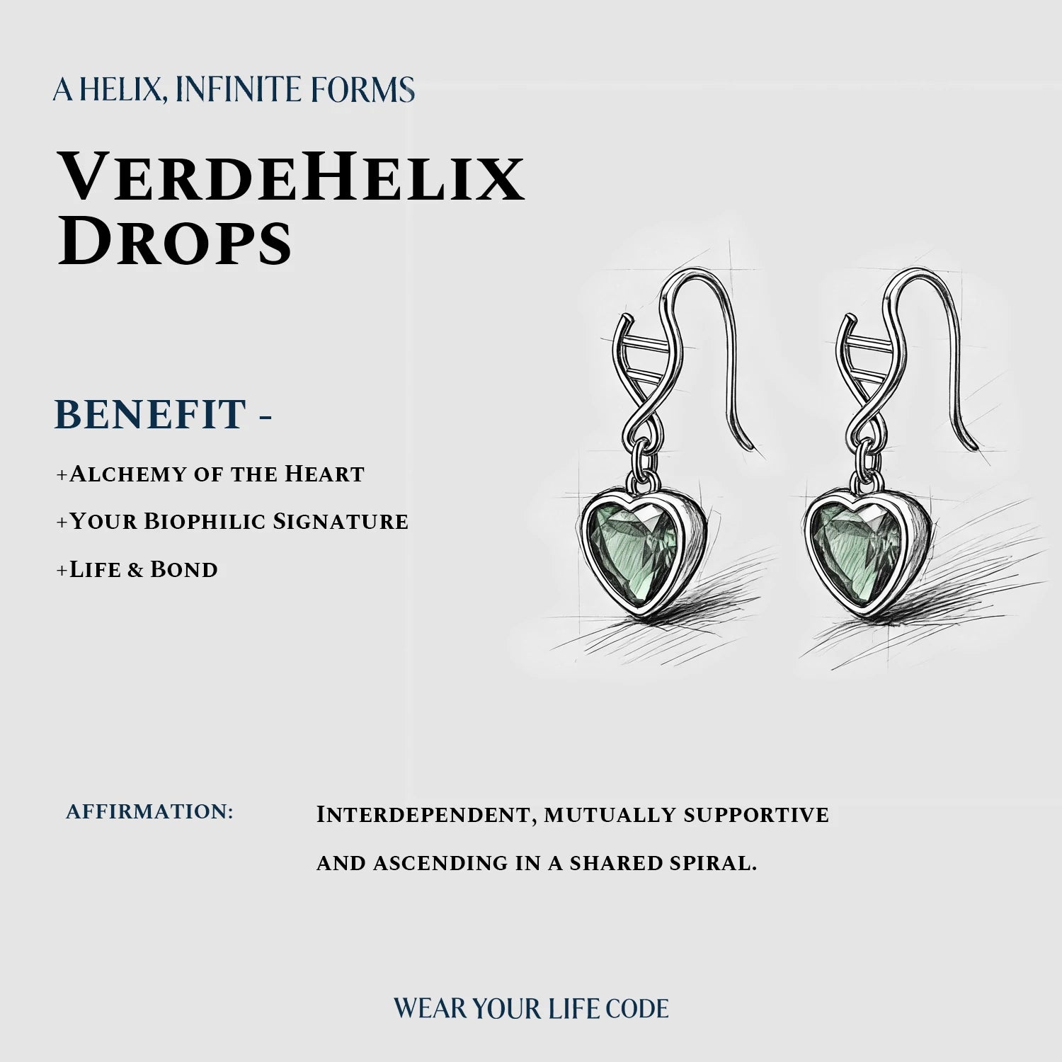 Unique Design Heart Gene Drop Earrings
One-of-a-Kind Emerald Heart DNA Earrings
Luxury Gentle Gene Earrings
Life Code Heart Earrings
Heart Trace Gene DNA Drop Earrings
Emerald Heart Drop Earrings
Double Helix Heart Drop Earrings
Designer Heart Trace Gene Earrings
Daily Wear Heart DNA Drop Earrings