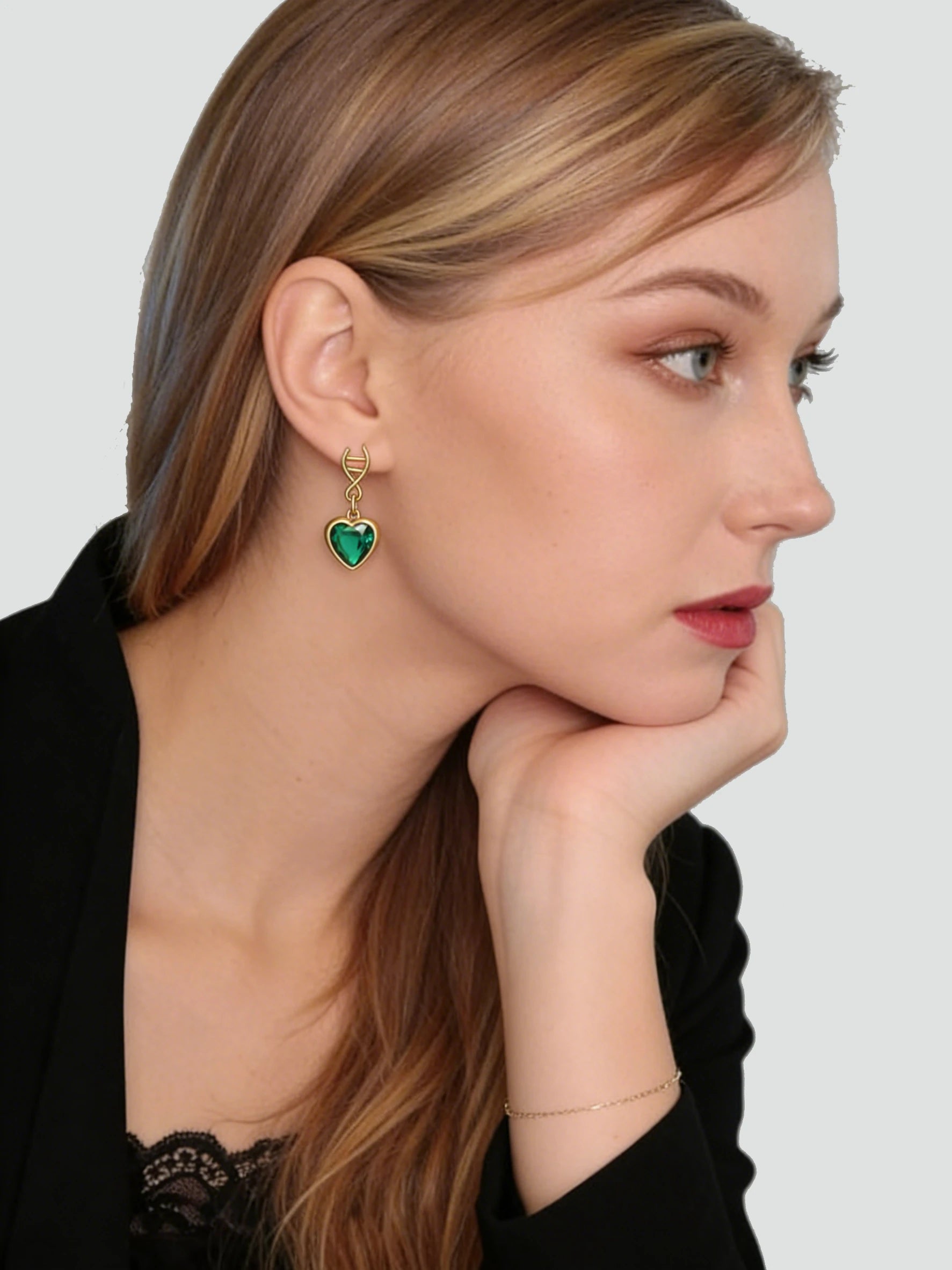 Unique Design Heart Gene Drop Earrings
One-of-a-Kind Emerald Heart DNA Earrings
Luxury Gentle Gene Earrings
Life Code Heart Earrings
Heart Trace Gene DNA Drop Earrings
Emerald Heart Drop Earrings
Double Helix Heart Drop Earrings
Designer Heart Trace Gene Earrings
Daily Wear Heart DNA Drop Earrings