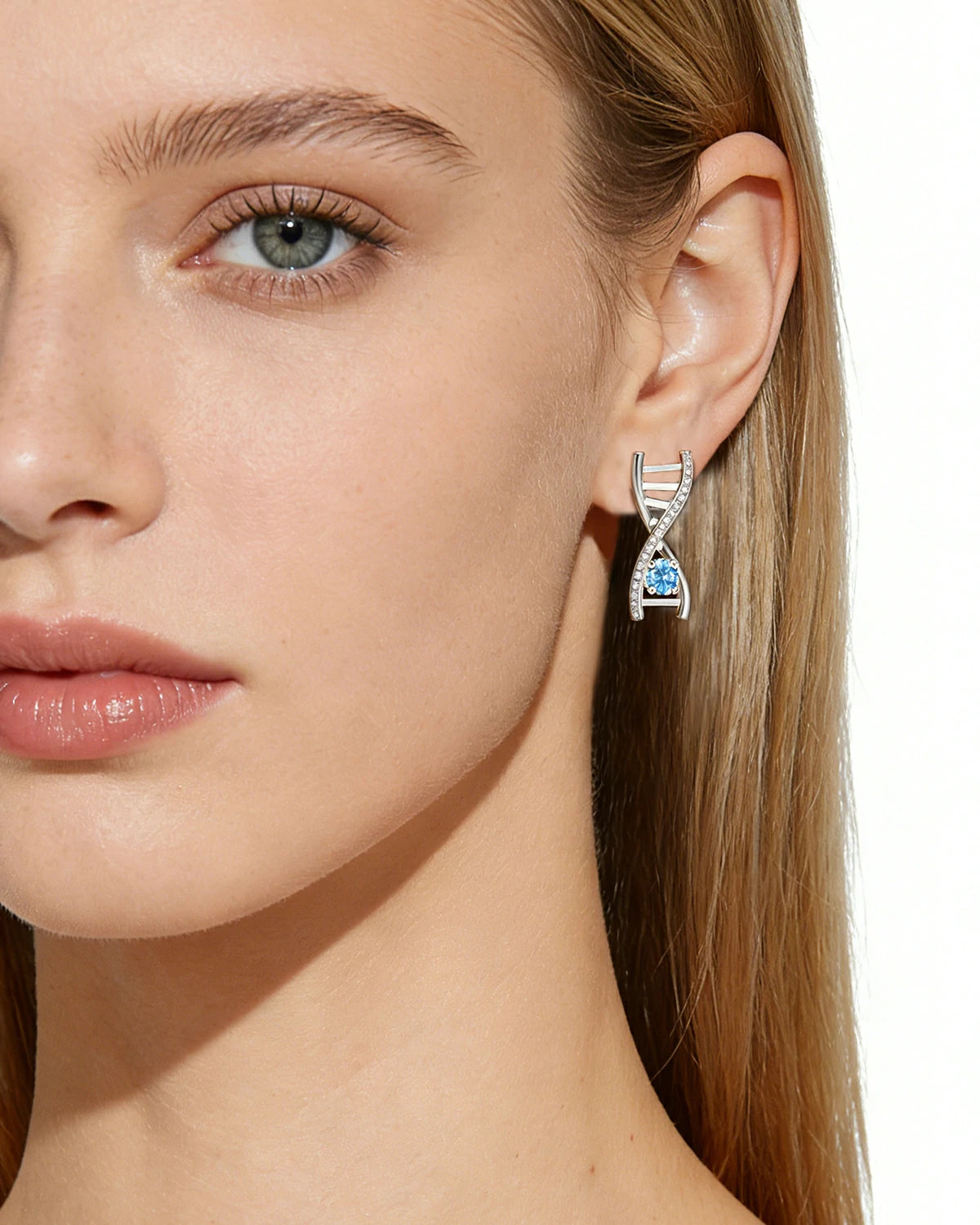 Unique Design Ice Blue Gene Earrings
One-of-a-Kind Asymmetric DNA Earrings
Luxury Cool Gene Earrings
Life Code Topaz Earrings
Ice Blue Gene DNA Earrings
Double Helix Diamond-Topaz Earrings
Designer Ice Blue Gene Earrings
Daily Wear Ice Blue DNA Earrings
Asymmetric Topaz Earrings
