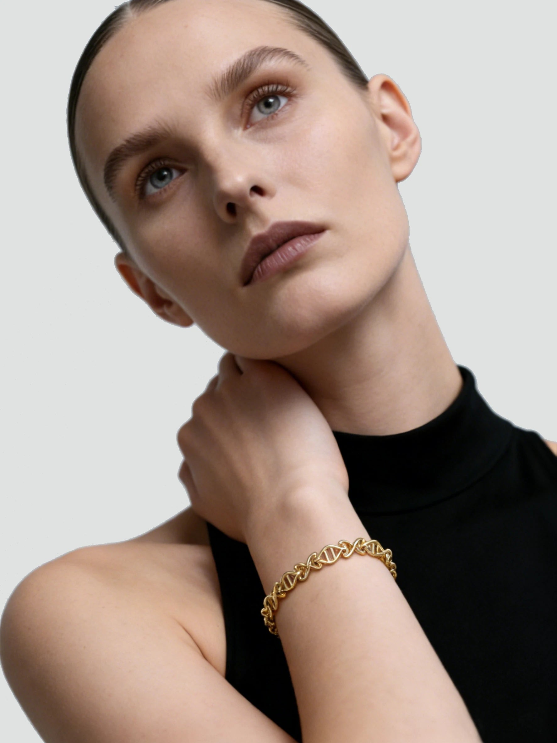 Linked Life Gene DNA Bracelet 
DNA Segment Gold Bracelet  
Life Code Segment Bracelet 
Unique Design Linked Life Gene Bracelet 
Linked DNA Gold Bracelet 
Luxury Closed-Loop Gene Bracelet 
One-of-a-Kind Segment DNA Bracelet 
Designer Linked Life Gene Bracelet 
Daily Wear DNA Gold Bracelet