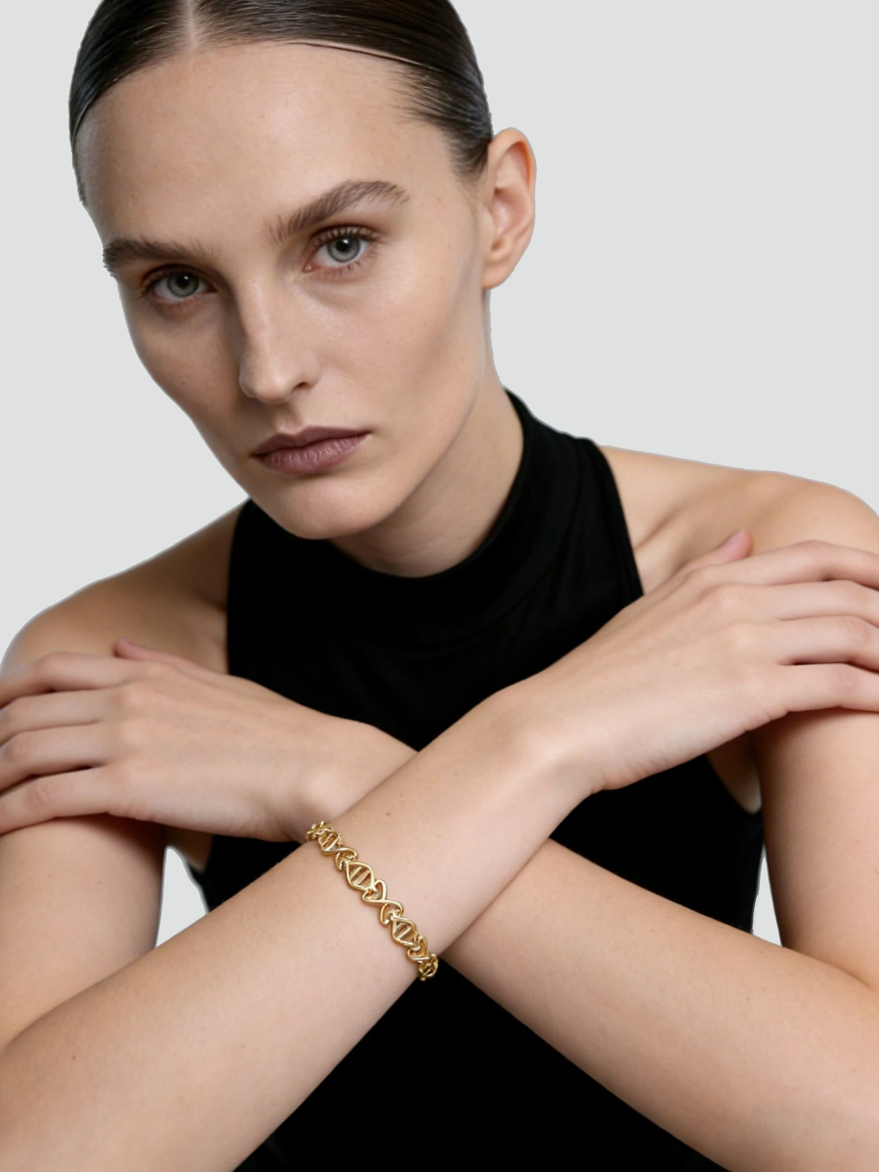 Linked Life Gene DNA Bracelet 
DNA Segment Gold Bracelet  
Life Code Segment Bracelet 
Unique Design Linked Life Gene Bracelet 
Linked DNA Gold Bracelet 
Luxury Closed-Loop Gene Bracelet 
One-of-a-Kind Segment DNA Bracelet 
Designer Linked Life Gene Bracelet 
Daily Wear DNA Gold Bracelet