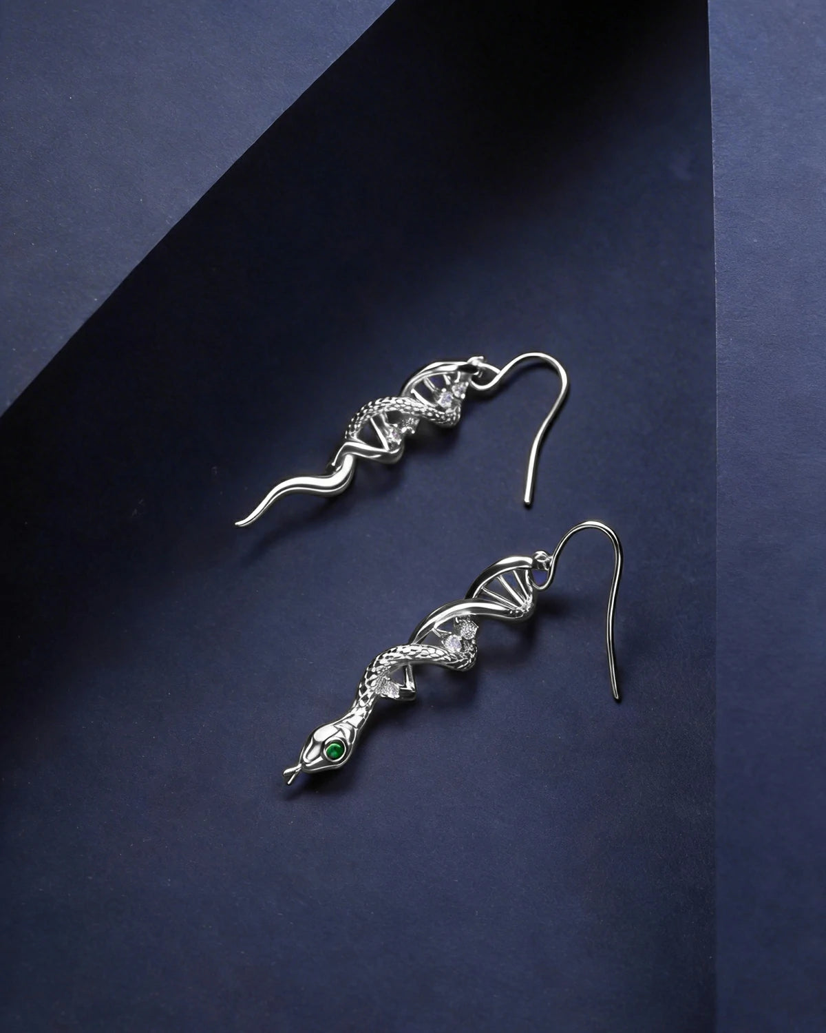 Unique Design Serpent Eye Gene Earrings
Serpent's Gaze DNA Drop Earrings
One-of-a-Kind Asymmetric DNA Drop Earrings
Luxury Mysterious Gene Earrings
Life Code Serpent Earrings
Emerald & Diamond Drop Earrings
Double Helix Serpent Drop Earrings
Designer Serpent's Gaze Earrings
Daily Wear Serpent DNA Earrings