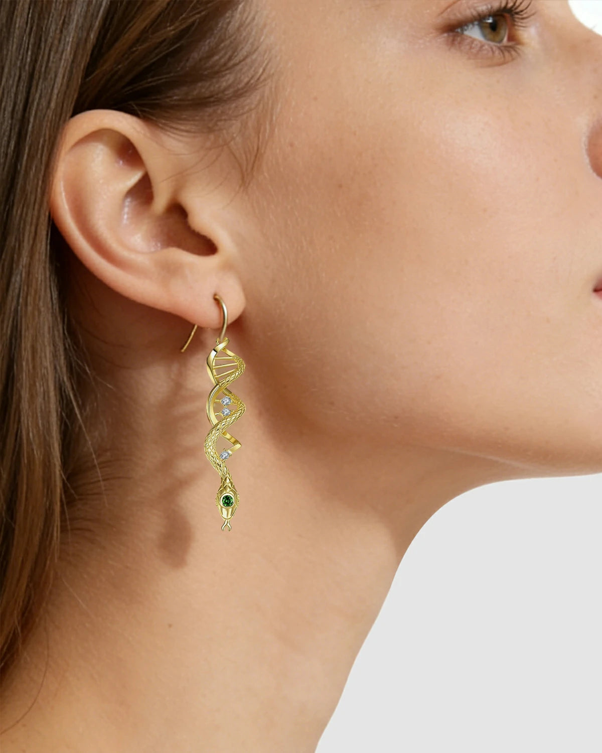 Unique Design Serpent Eye Gene Earrings
Serpent's Gaze DNA Drop Earrings
One-of-a-Kind Asymmetric DNA Drop Earrings
Luxury Mysterious Gene Earrings
Life Code Serpent Earrings
Emerald & Diamond Drop Earrings
Double Helix Serpent Drop Earrings
Designer Serpent's Gaze Earrings
Daily Wear Serpent DNA Earrings