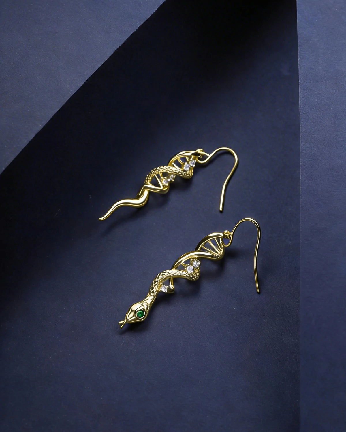 Unique Design Serpent Eye Gene Earrings
Serpent's Gaze DNA Drop Earrings
One-of-a-Kind Asymmetric DNA Drop Earrings
Luxury Mysterious Gene Earrings
Life Code Serpent Earrings
Emerald & Diamond Drop Earrings
Double Helix Serpent Drop Earrings
Designer Serpent's Gaze Earrings
Daily Wear Serpent DNA Earrings