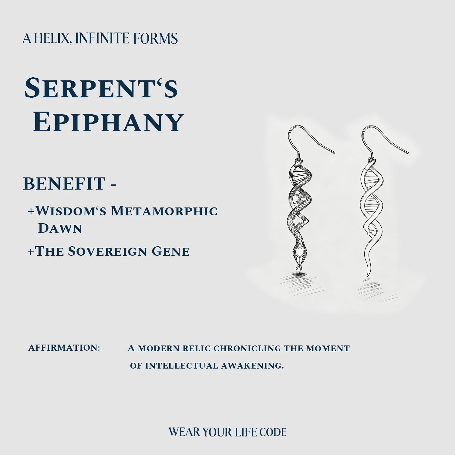 Unique Design Serpent Eye Gene Earrings
Serpent's Gaze DNA Drop Earrings
One-of-a-Kind Asymmetric DNA Drop Earrings
Luxury Mysterious Gene Earrings
Life Code Serpent Earrings
Emerald & Diamond Drop Earrings
Double Helix Serpent Drop Earrings
Designer Serpent's Gaze Earrings
Daily Wear Serpent DNA Earrings