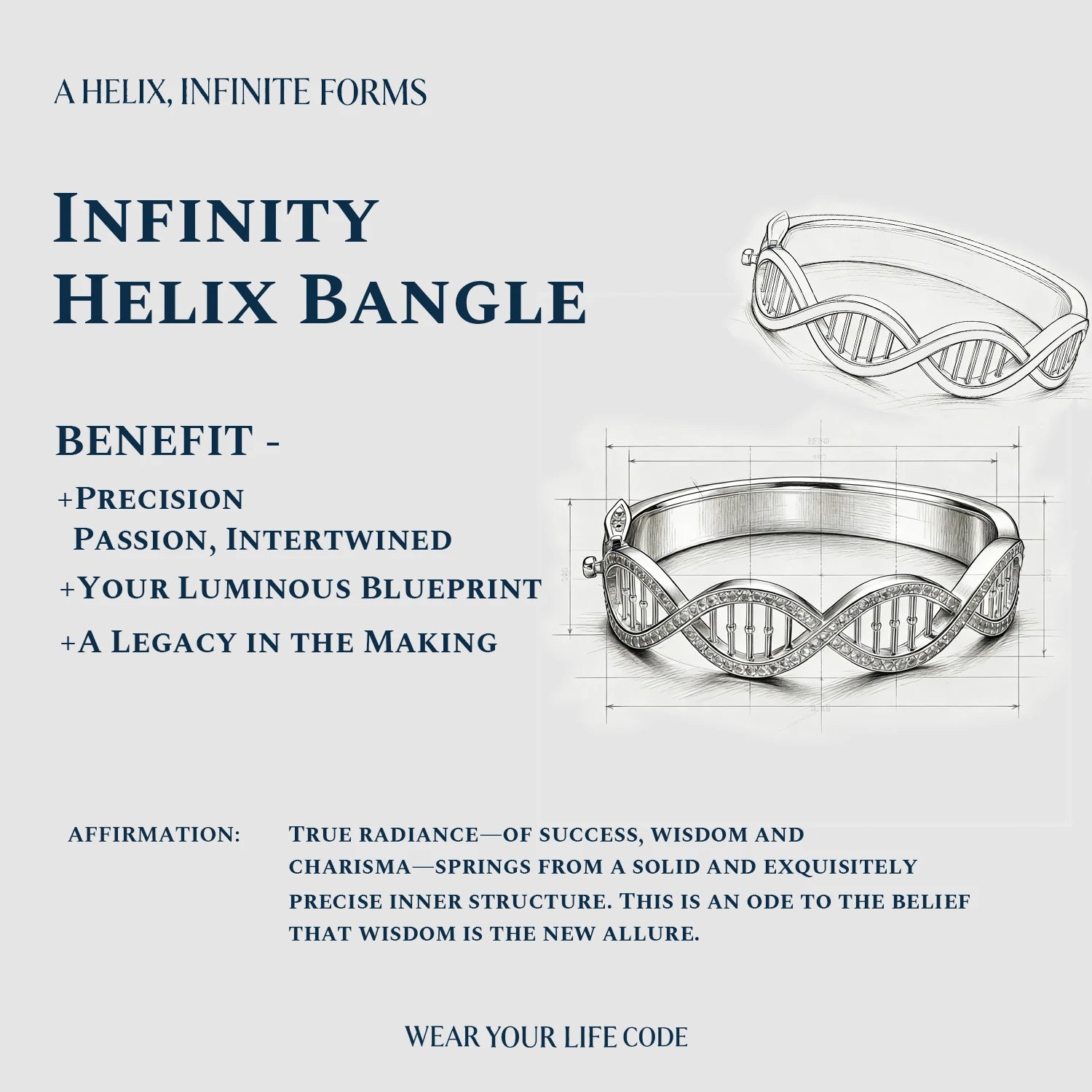 Star-Wrapped Gene DNA Bracelet
Full-Diamond DNA Gold Bracelet
Life Code Full-Diamond Bracelet
Unique Design Star-Wrapped Gene Bracelet
Star Orbit DNA Gold Bracelet
Luxury Brilliant Gene Bracelet
One-of-a-Kind Full-Diamond DNA Bracelet
Designer Star-Wrapped Gene Bracelet
Daily Wear Starlight DNA Bracelet