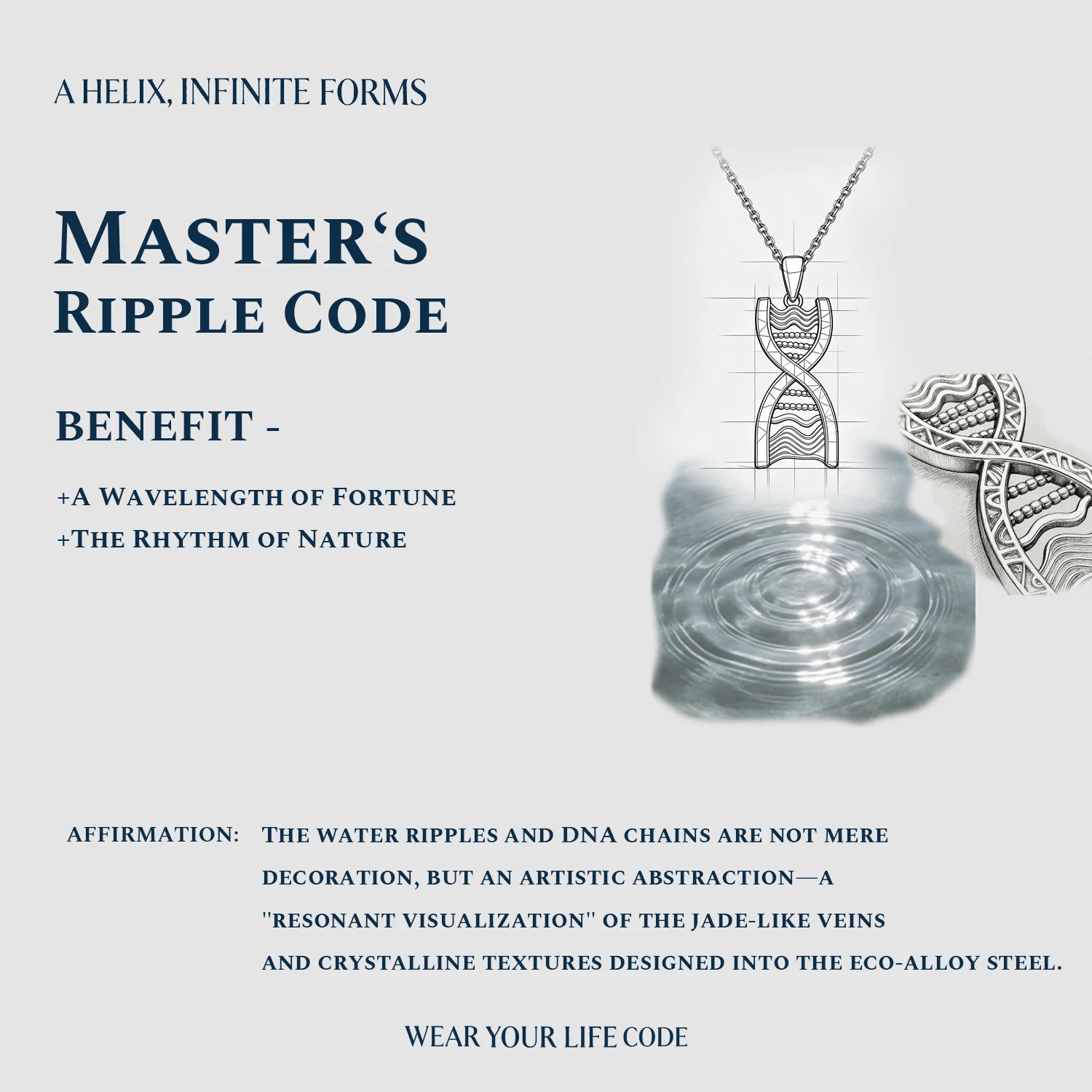 Tide Gene DNA Pendant
Wave Texture Gene Necklace
Life Code Tide Necklace
Unique Design Wave Gene Pendant
Tidal Texture DNA Necklace
Luxury Natural Gene Pendant
One-of-a-Kind Tide Gene Necklace
Designer Tide Wave Pendant
Daily Wear DNA Tide Necklace