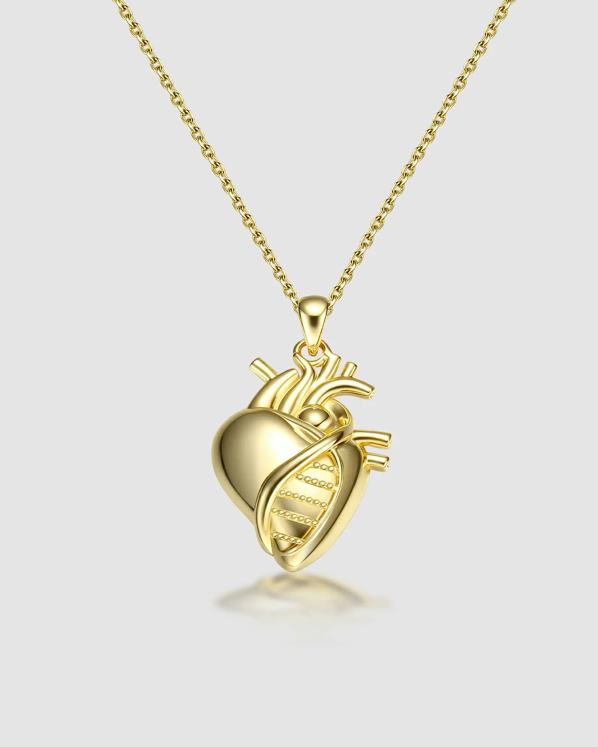 Heartbeat Gene Heart Pendant 
3D Heart DNA Necklace  
Life Code Heart Necklace 
Unique Design Heart DNA Pendant 
Gene Chain Heart Necklace 
Luxury Life Symbol Pendant 
One-of-a-Kind 3D Heart Necklace 
Designer Heartbeat Gene Pendant 
Daily Wear Heart DNA Necklace