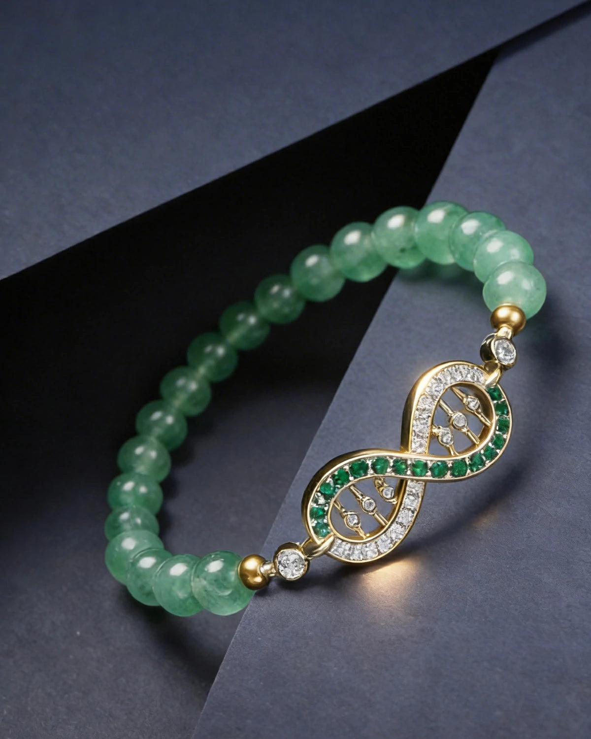 Strawberry Quartz Bracelet
DNA Infinity Jewelry
Healing Crystal Bracelet
Beaded Bracelet
Elegant Everyday Wear
Spiritual Jewelry
Unique Bracelet Design
Embrace Life Style
Handmade Healing